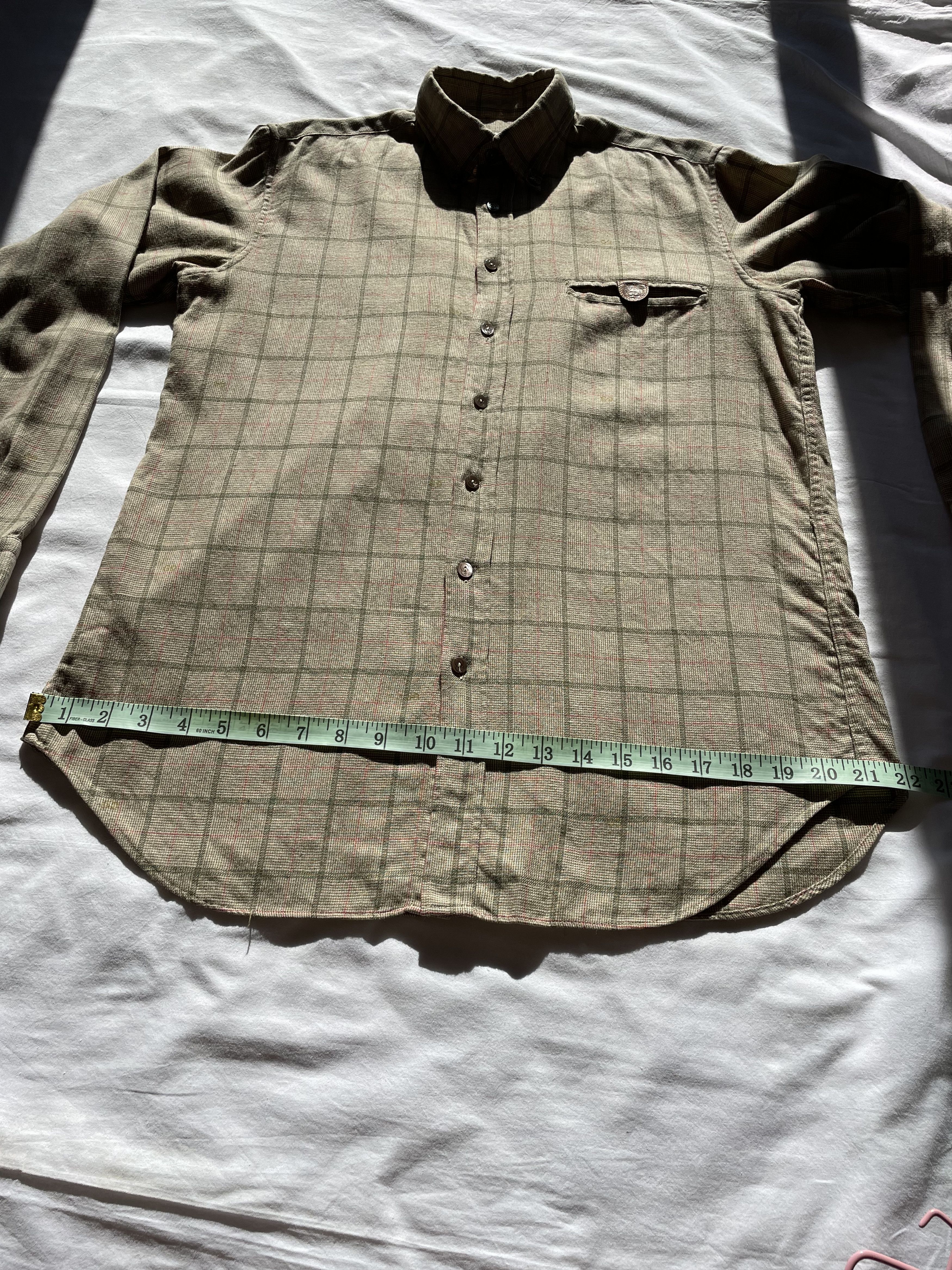 Gucci × Tom Ford × Vintage Gucci Shirt Check Monogram Vintage Men 1970s Size US S / EU 44-46 / 1 - 15 Thumbnail