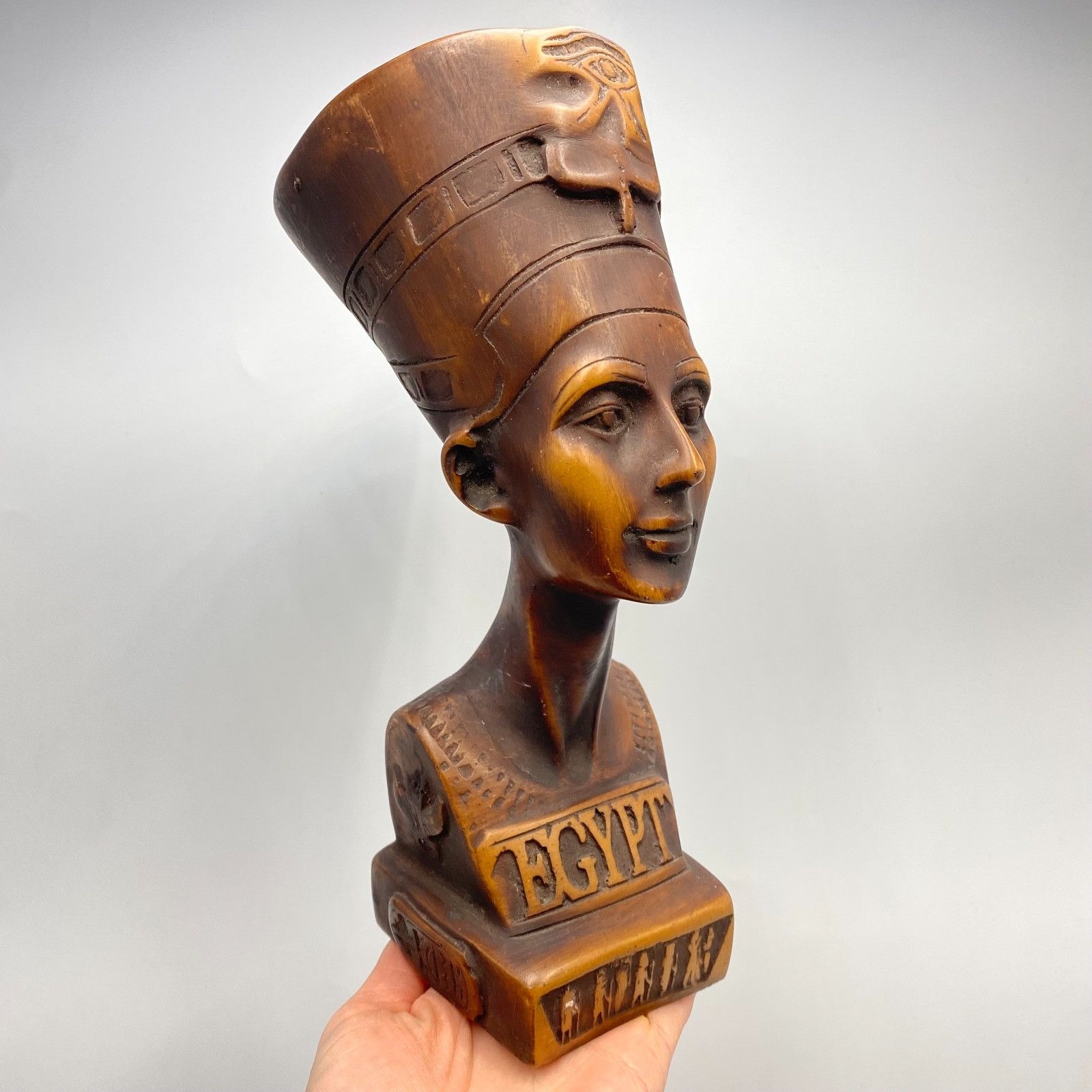 Vintage Vintage Nefertiti Bust Statue Egypt Resin Queen 25cm Size ONE SIZE - 1 Thumbnail