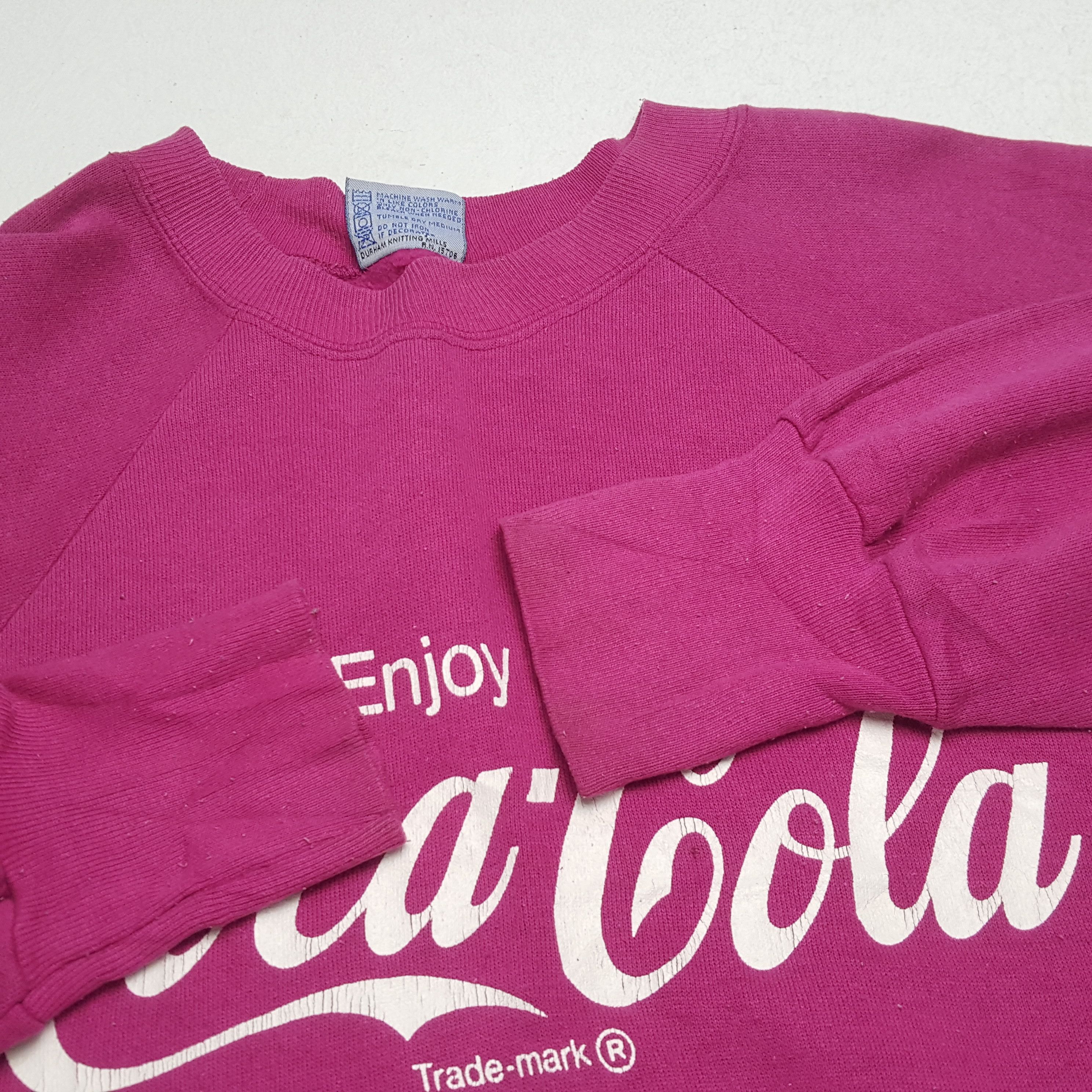 Coca Cola × Vintage Vintage COCA COLA American Drinking Water Promo Sweatshirts Size US L / EU 52-54 / 3 - 7 Thumbnail