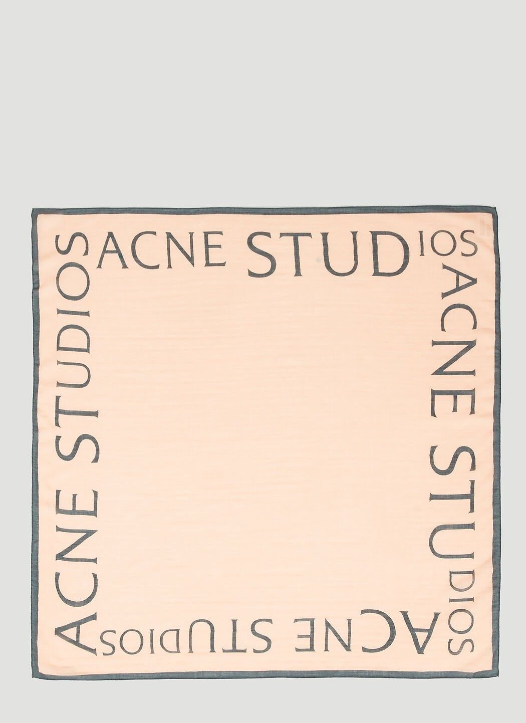 Acne Studios o1y0725 Size : OS / Logo-print Scarf in Pink Size ONE SIZE - 1 Thumbnail
