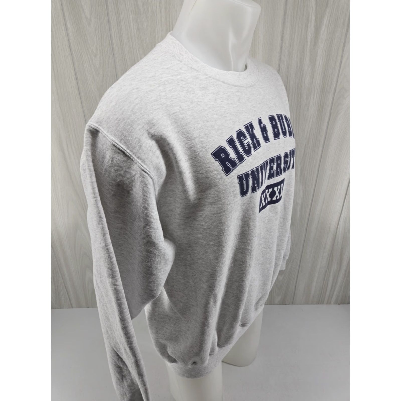 Port & Company Rick & Bubba University Radio Show Long Sleeve Gray Sweater T-shirt Large Size US L / EU 52-54 / 3 - 7 Thumbnail