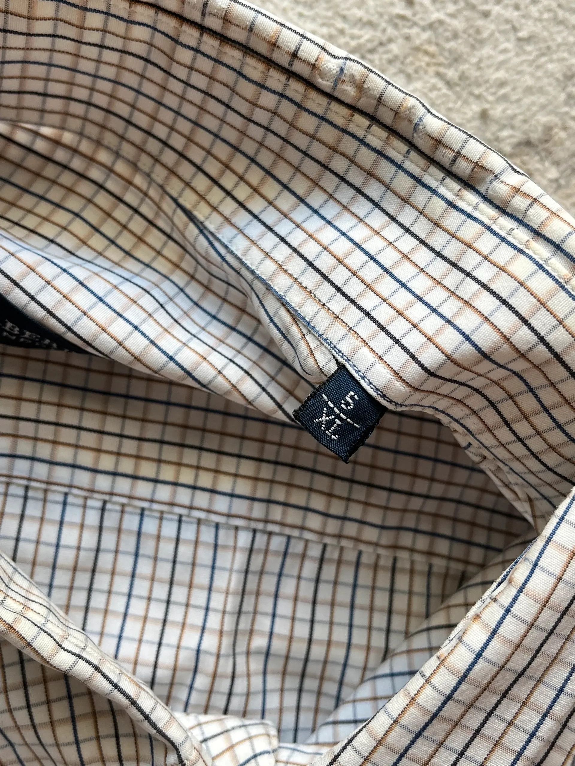 Burberry Burberry London Shirts Sz XL Plaid Cotton Size US XL / EU 56 / 4 - 7 Thumbnail