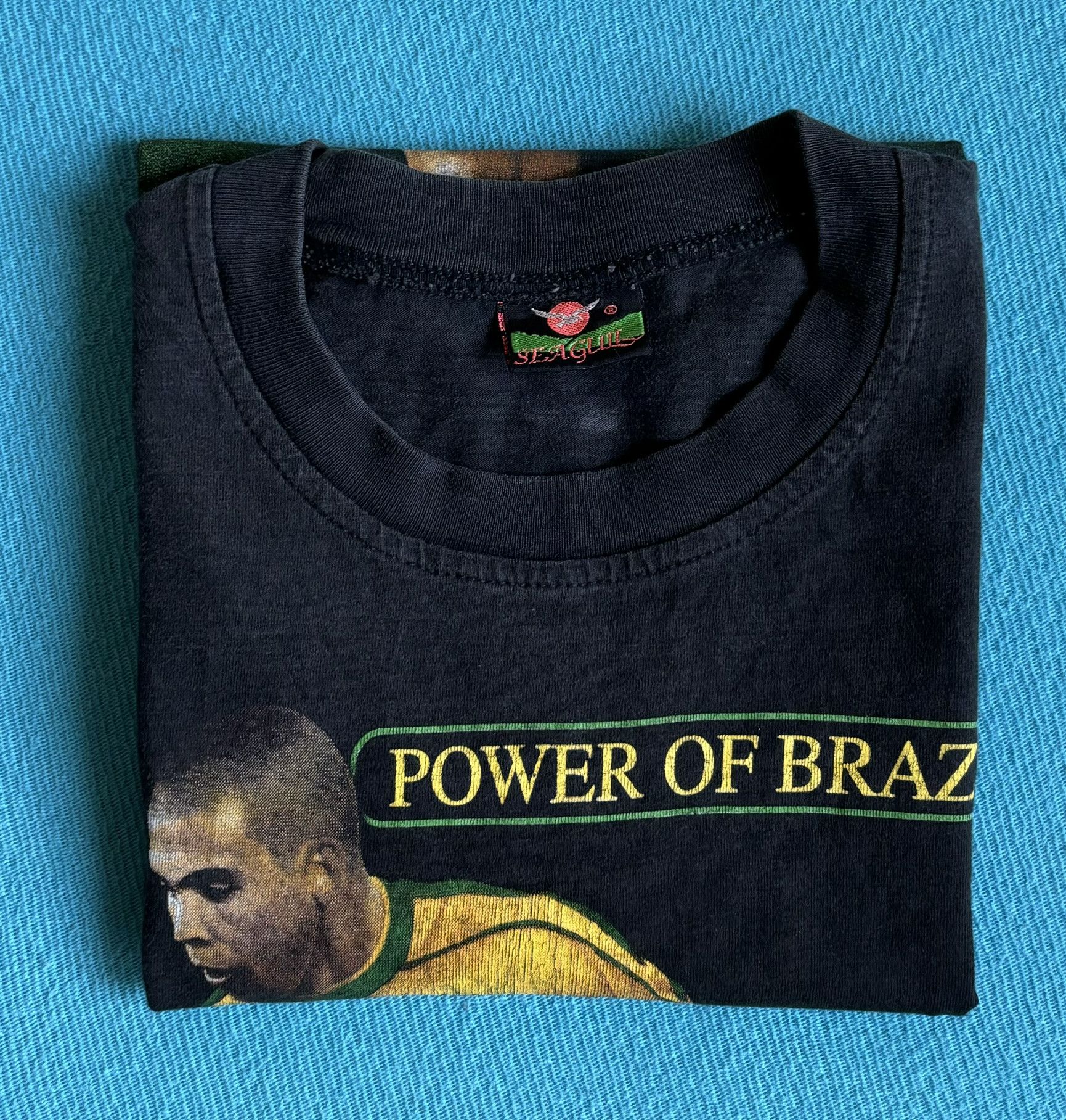 Vintage T-shirt Power of Brazil Ronaldo 9 Joligolf R9 Size. XXS Size US XXS / EU 40 - 11 Thumbnail