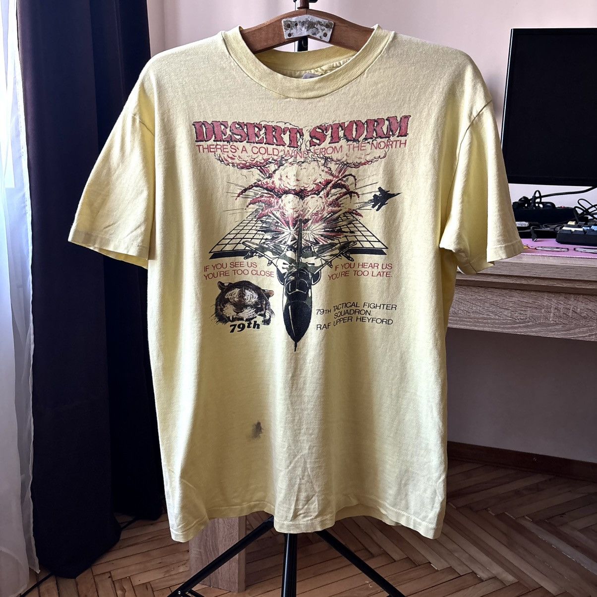 Vintage 80’s DESERT STORM 79th Tactical Fighter Squadron Tee