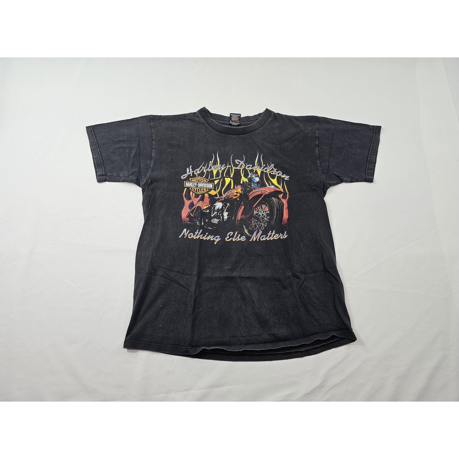 Harley Davidson Harley Davidson Nothing Else Matters Faded Black T-shirt L Size US L / EU 52-54 / 3 - 1 Thumbnail