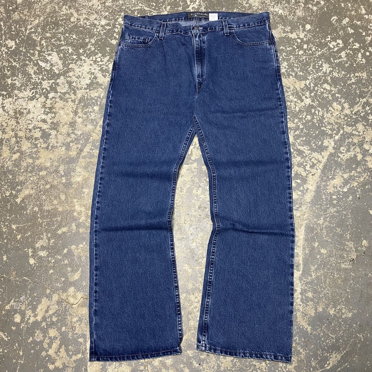 Levi's × Vintage Vintage Levi’s SilverTab Navy Baggy Boot Cut Fit Pants USA Size US 39 - 4 Thumbnail
