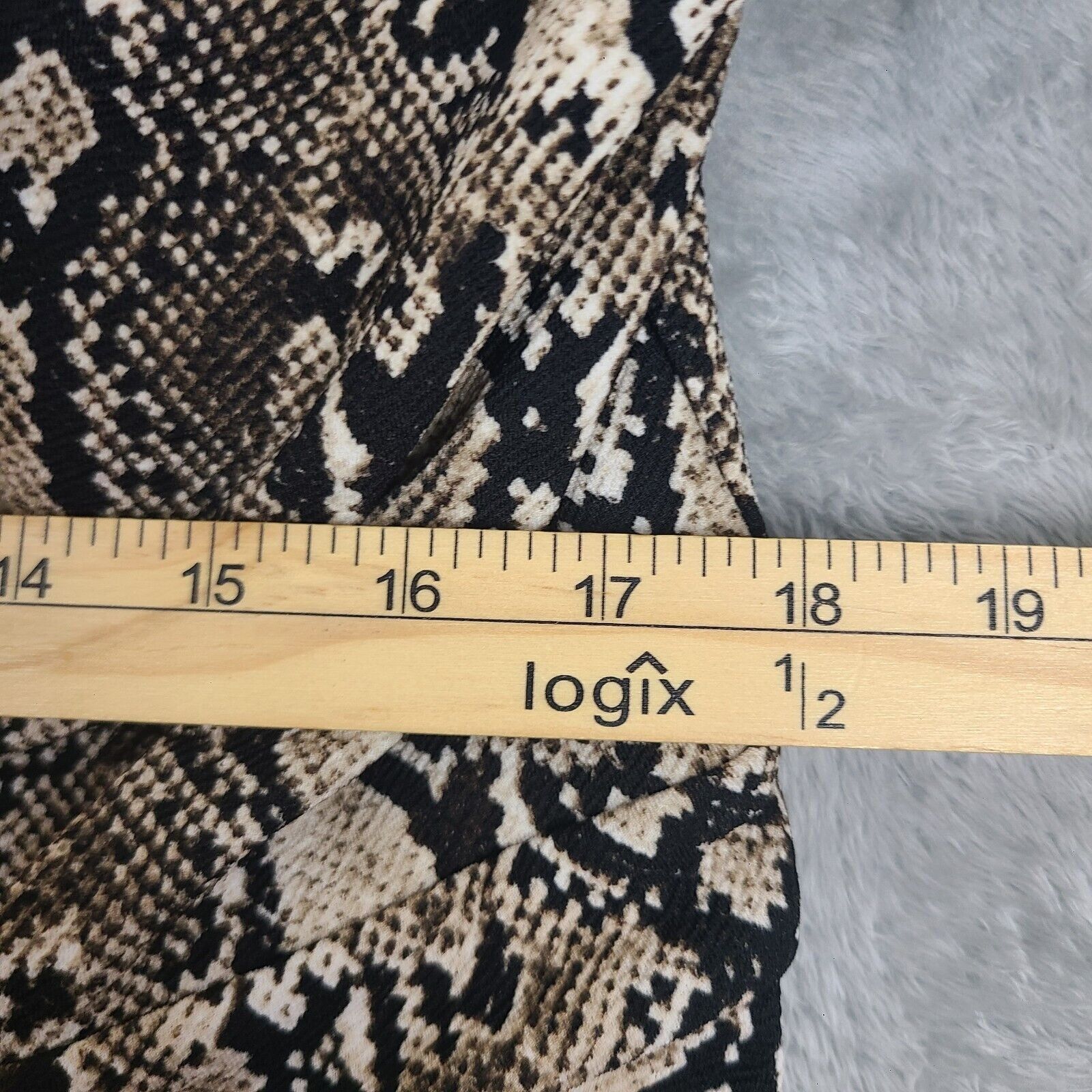 Vintage Thalia & Sodi Size XL top Snake Skin print sleeves Women's T Size XL / US 12-14 / IT 48-50 - 6 Thumbnail