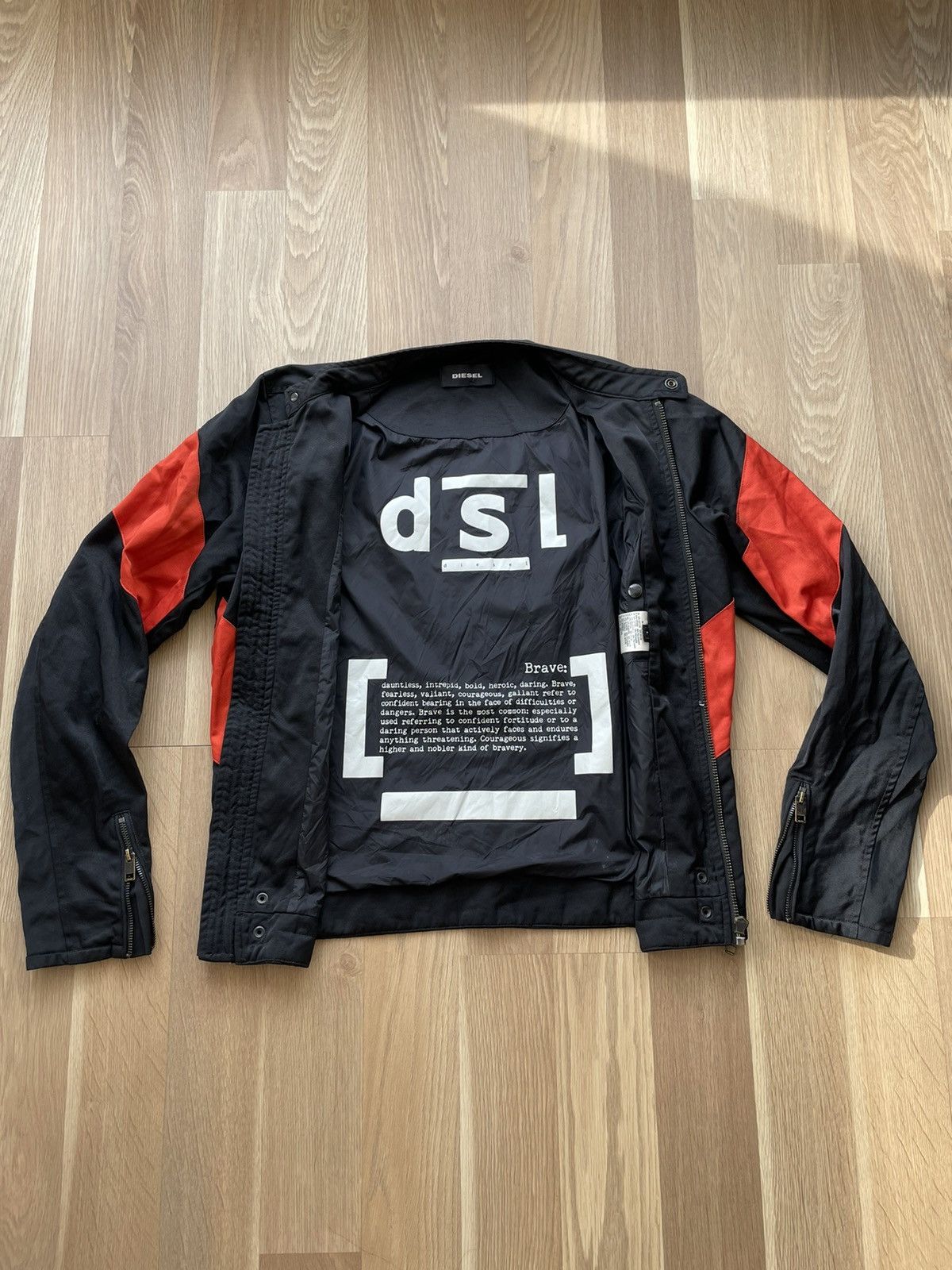 Diesel × Vintage Diesel Y2K / Vintage Biker Jacket US L / EU 52-54 Size US L / EU 52-54 / 3 - 2 Thumbnail