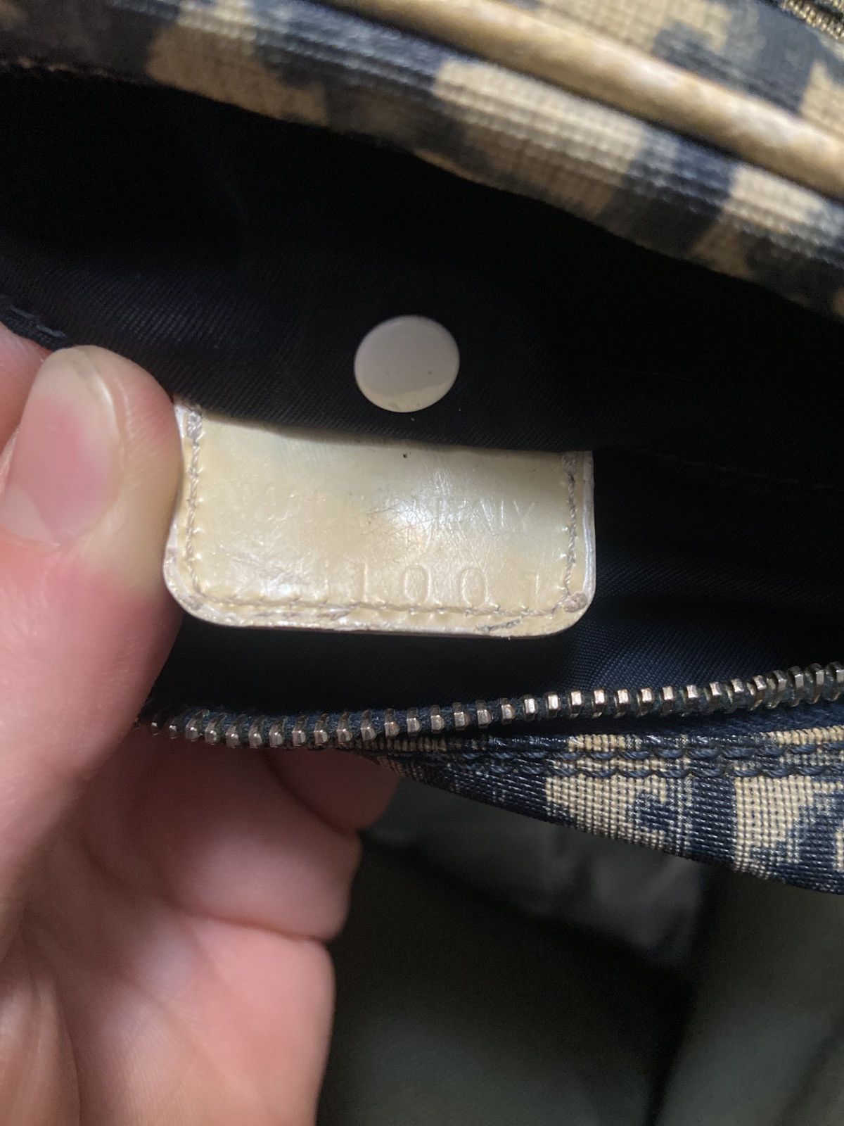 Dior Dior Navy Monogram Crossbody Bag Size ONE SIZE - 6 Thumbnail
