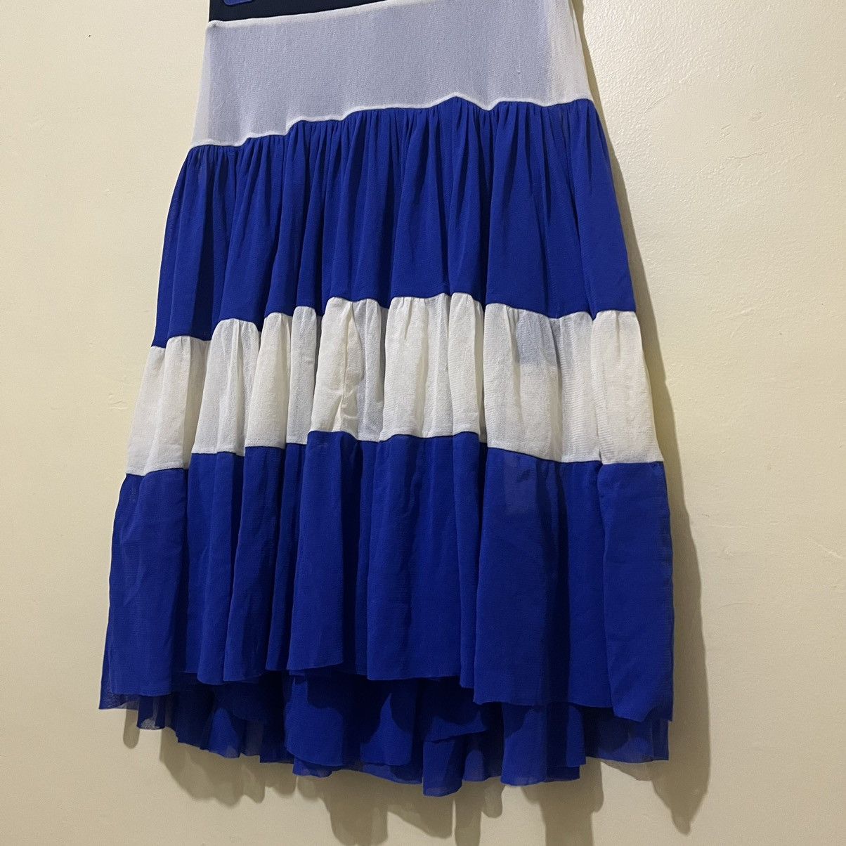 Jean Paul Gaultier JEAN PAUL GAULTIER SOLEIL STRIPED MESH SKIRT Size 26" / US 2 / IT 38 - 7 Thumbnail