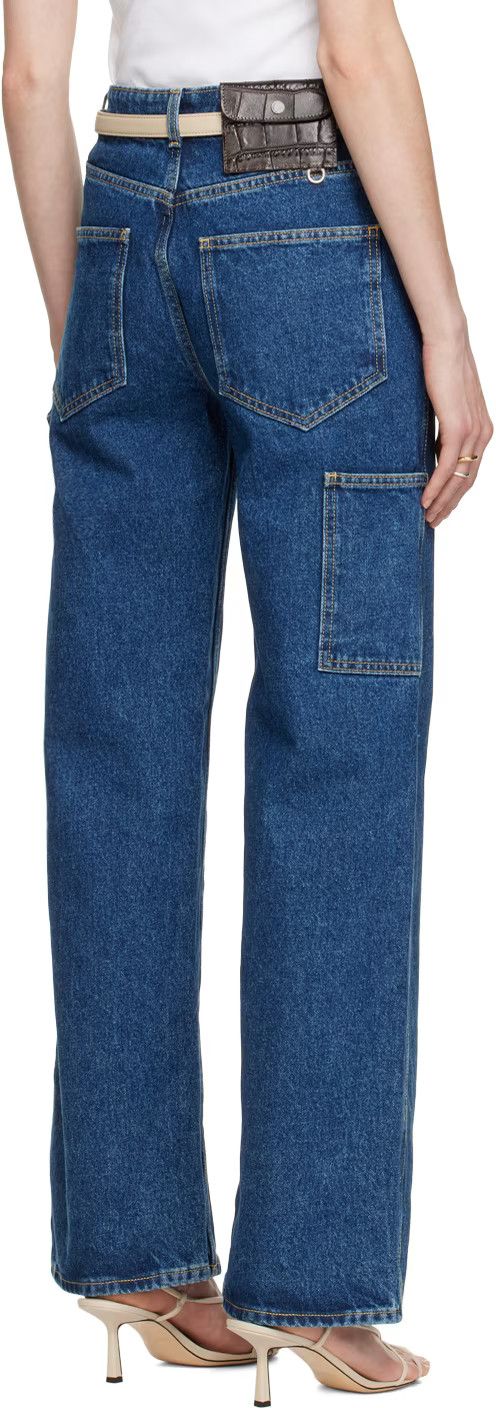 Saks Potts o1s22i1n0924 Salma Loose Jeans in Blue Size 30" / US 8 / IT 44 - 3 Thumbnail
