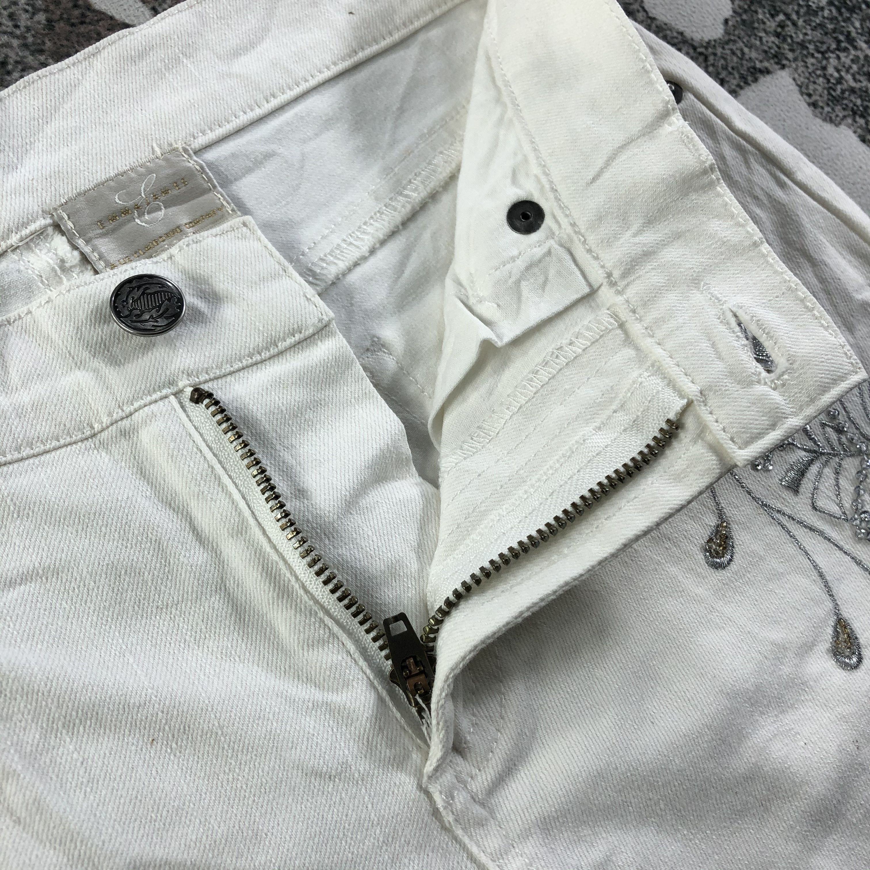 Japanese Brand Emma James Jeans Flora Flare Denim KJ1546 Size 29" - 8 Thumbnail