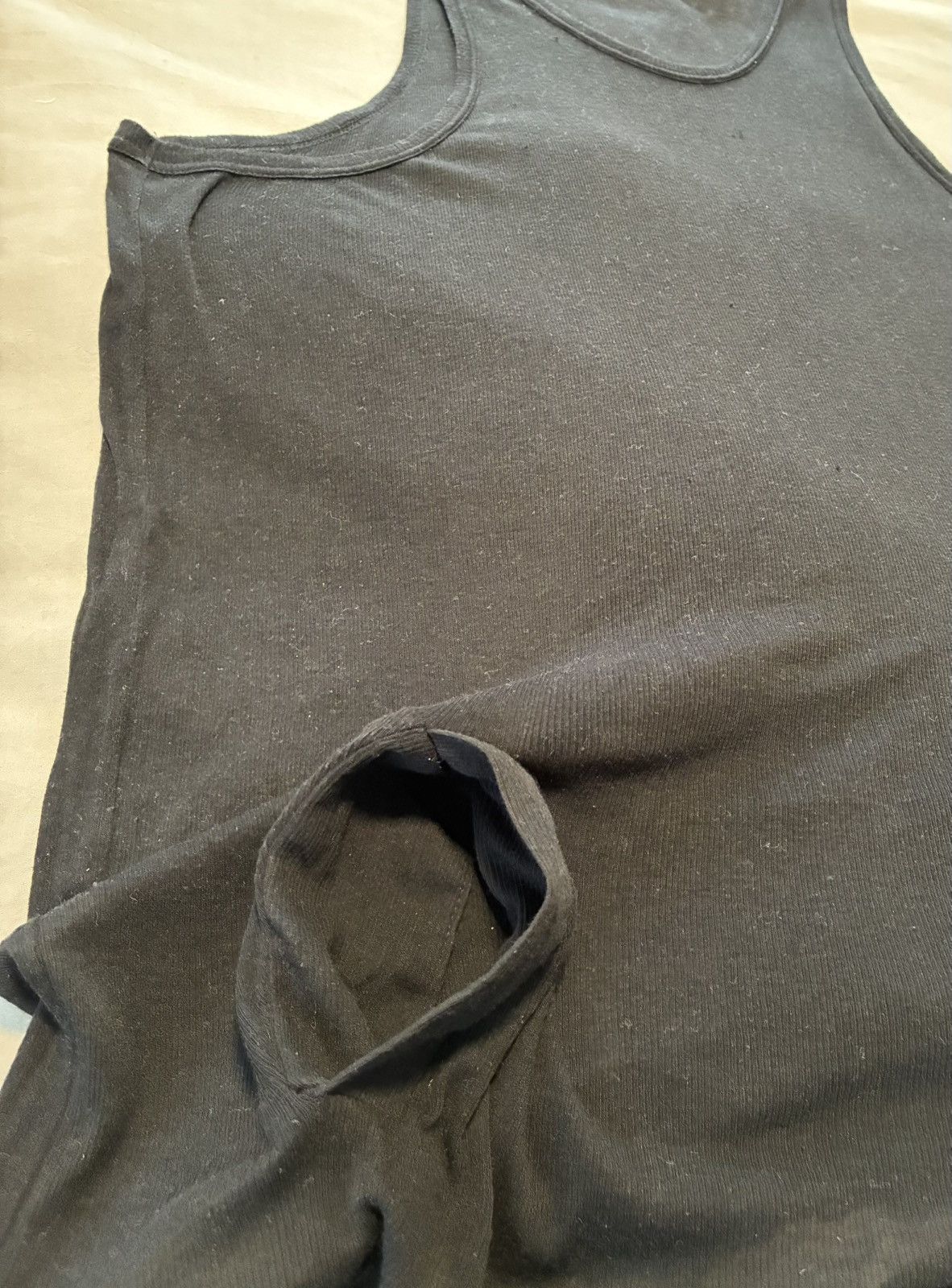 Ann Demeulemeester Ann Demeulemeester Black Sleeveless Tank Top Size US S / EU 44-46 / 1 - 11 Thumbnail
