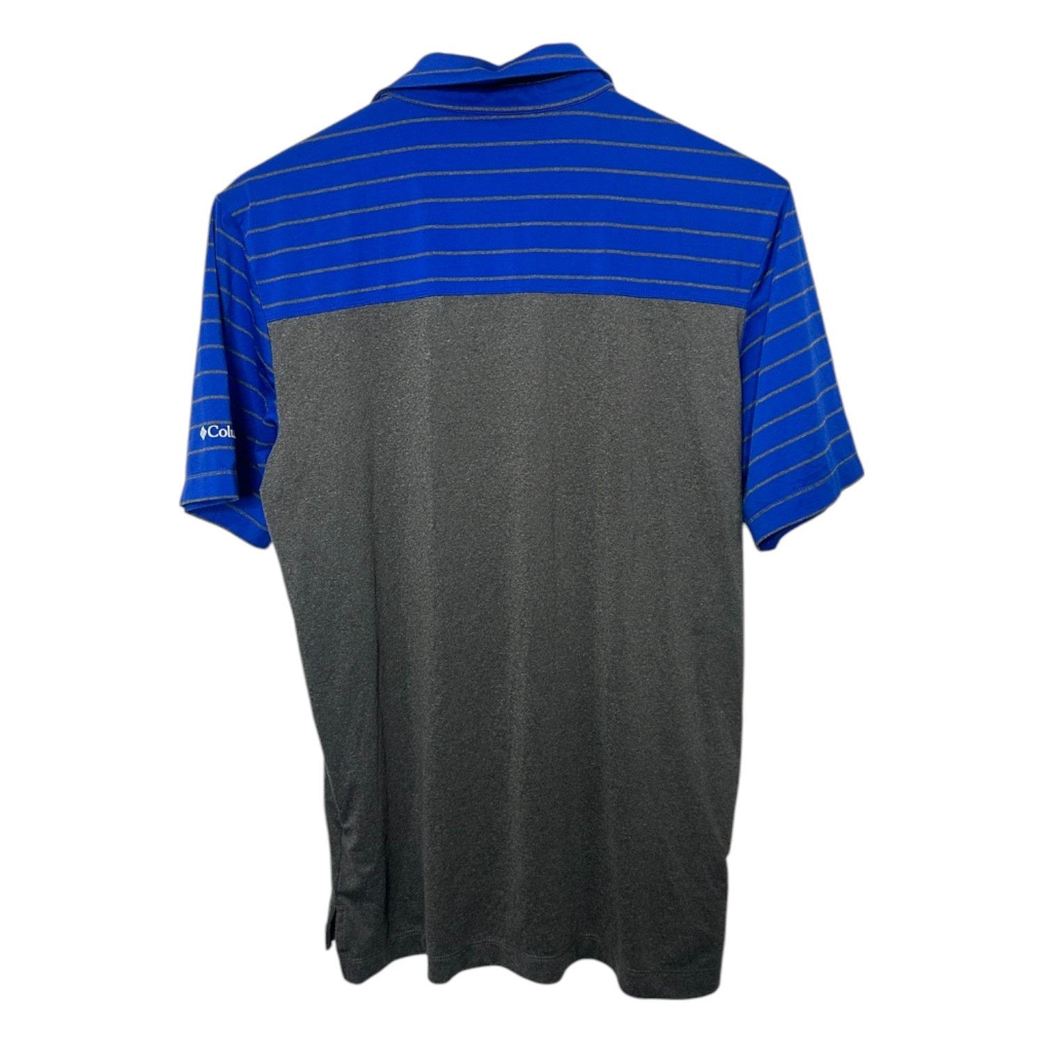 Columbia Columbia GOLF Omni-Wick Gray & Blue Stripe Polo Shirt Small Size US S / EU 44-46 / 1 - 8 Thumbnail