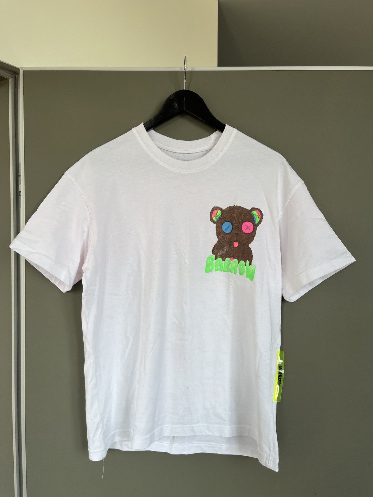 Barrow BARROW Oversized Bear White T-shirt Size US S / EU 44-46 / 1 - 1 Thumbnail
