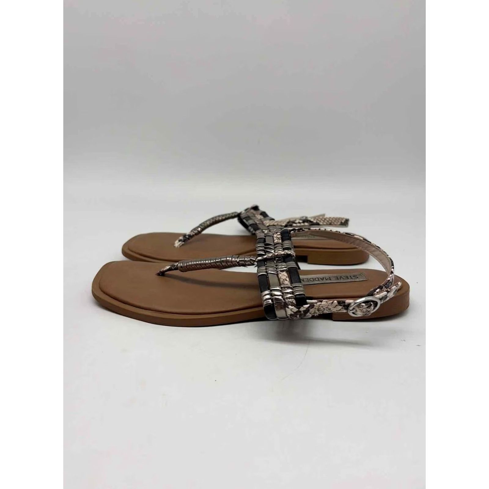 Steve Madden Steve Madden Silver Size 6 Thong Sandals Size US 6 / IT 36 - 2 Thumbnail