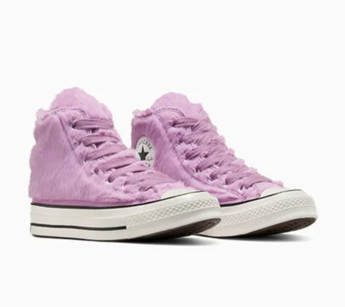 Converse CONVERSE PREMIUM Chuck 70 FAUX FUR High Top Sneakers Size US 7.5 / IT 37.5 - 2 Thumbnail