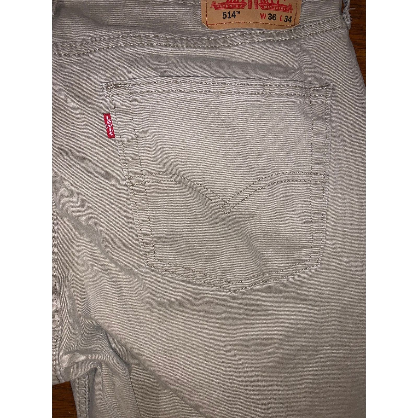 Levi's Levi's Khaki Pants 514 Straight Fit W36 L34 Chino Size US 36 / EU 52 - 7 Thumbnail