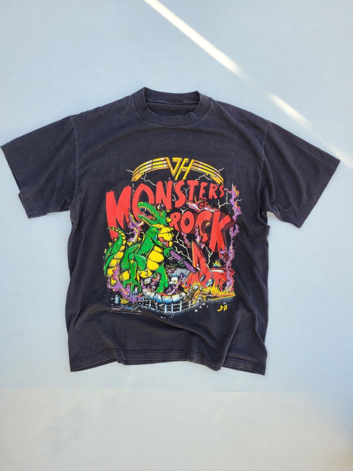 Band Tees × Metallica × Vintage 1988 Vintage Van Halen Monsters of