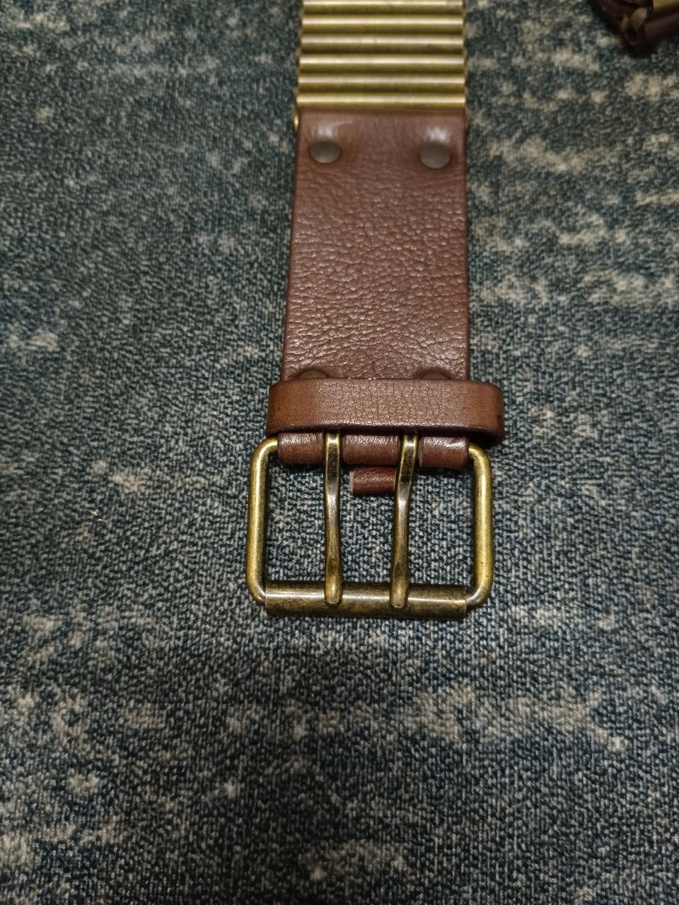 Leather LEATHER BULLET LEATHER BELT(SIZE 31-33) Size ONE SIZE - 4 Thumbnail