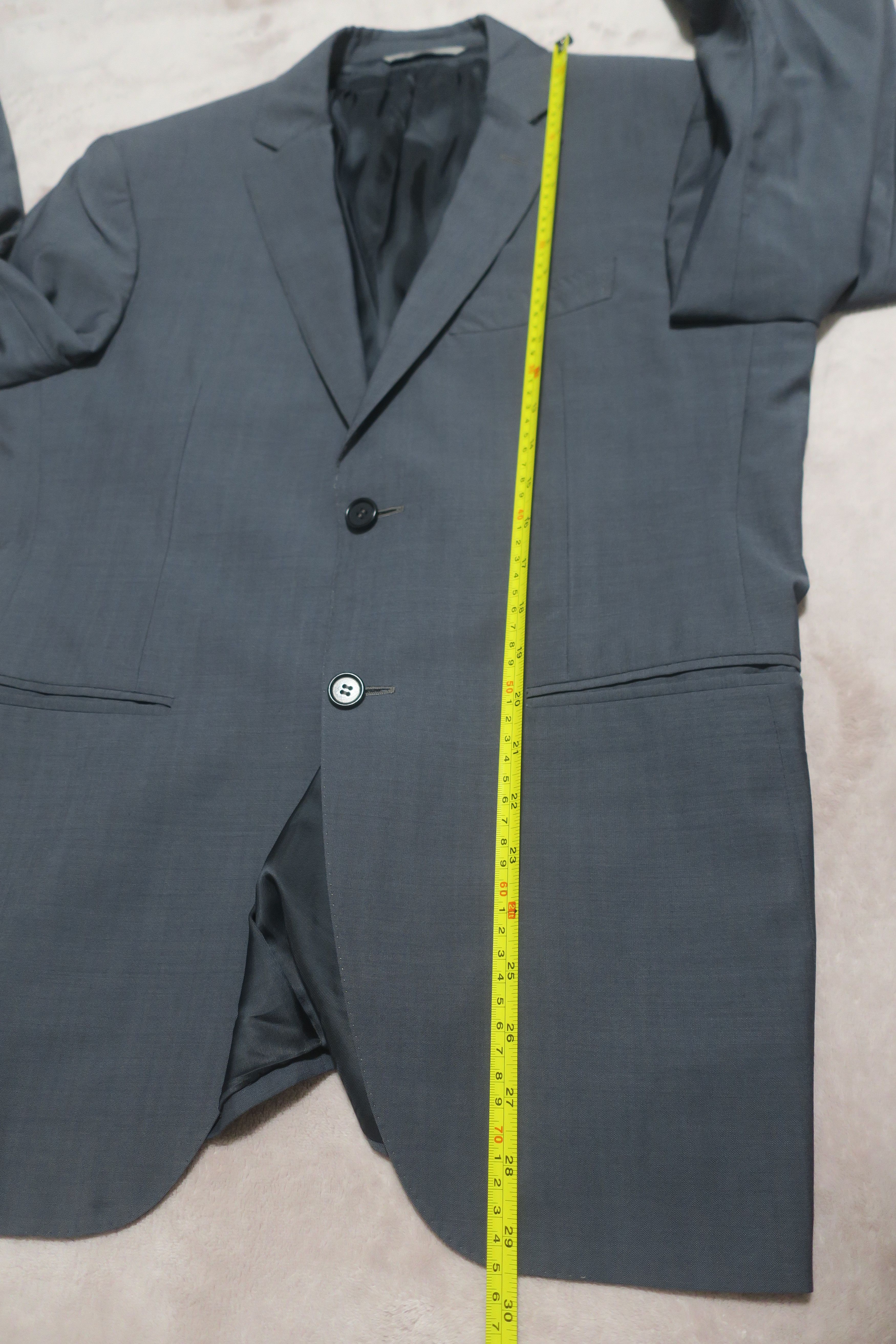 Canali Men's Gray Suit Jacket Size 50R - 6 Thumbnail