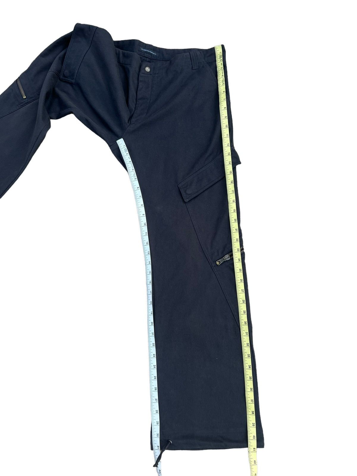 Vintage Vintage MASSIMO REBECCHI Sun Fade Flare Cargo Trouser Pant Size US 36 / EU 52 - 5 Thumbnail