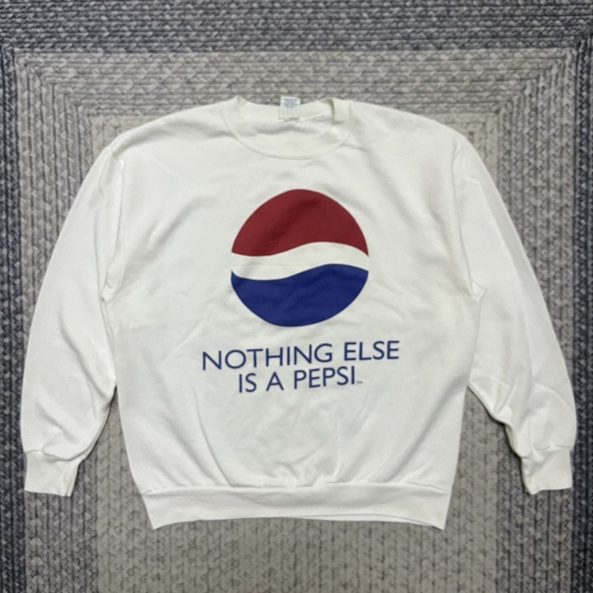 Pepsi Rare Vintage Pepsi ‘Nothing Else is a Pepsi’ Sweatshirt Size US L / EU 52-54 / 3 - 1 Thumbnail