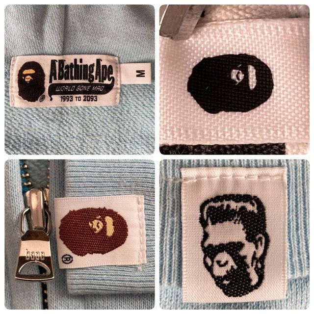 Bape BAPE ABC CAMO Blue Shark Full Zip Hoodie a bathing ape Size US M / EU 48-50 / 2 - 8 Thumbnail