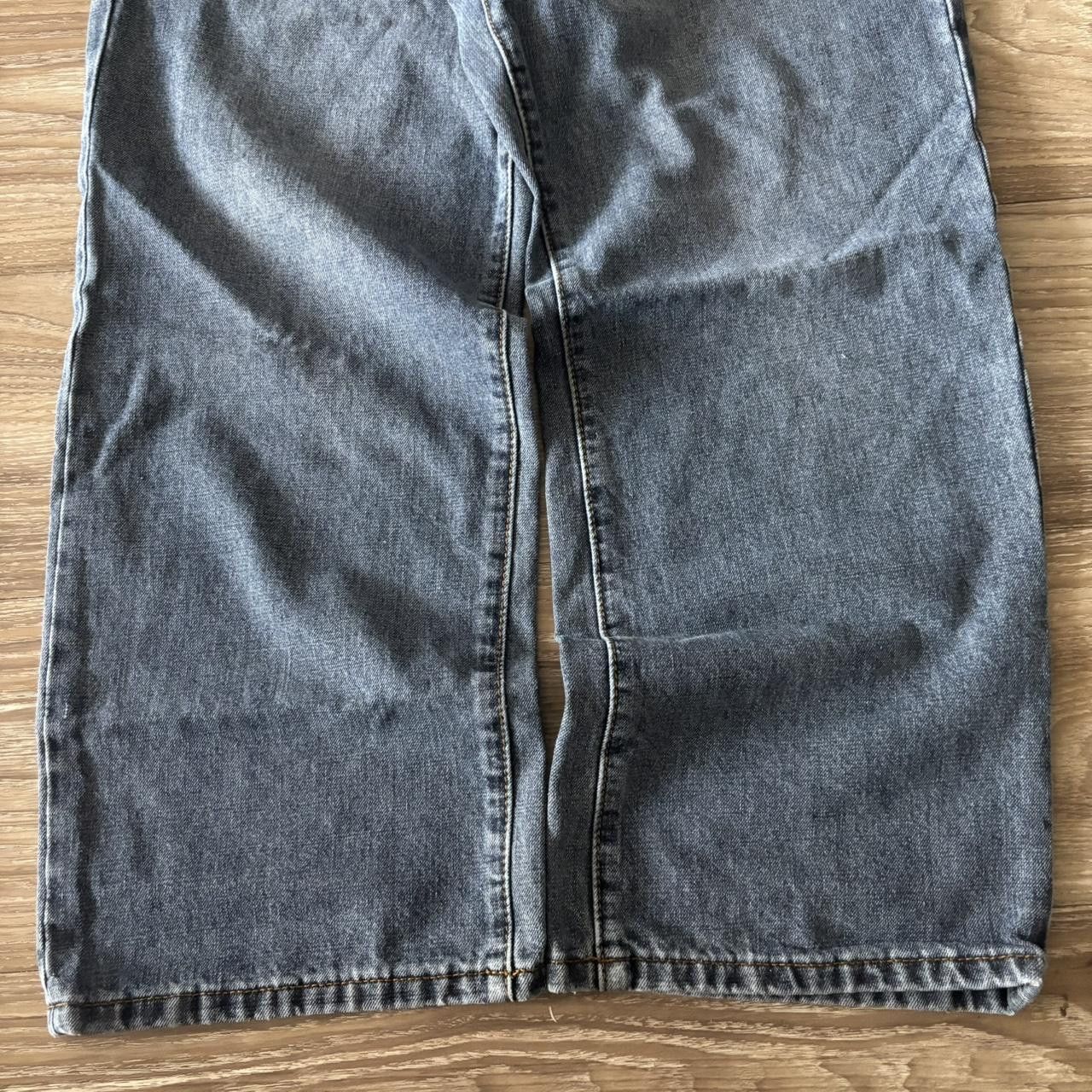 Vintage Crazy Vintage Y2K/2000s Grunge Dark Wash Skater Denim Jeans! 38x30 Size US 38 / EU 54 - 6 Thumbnail