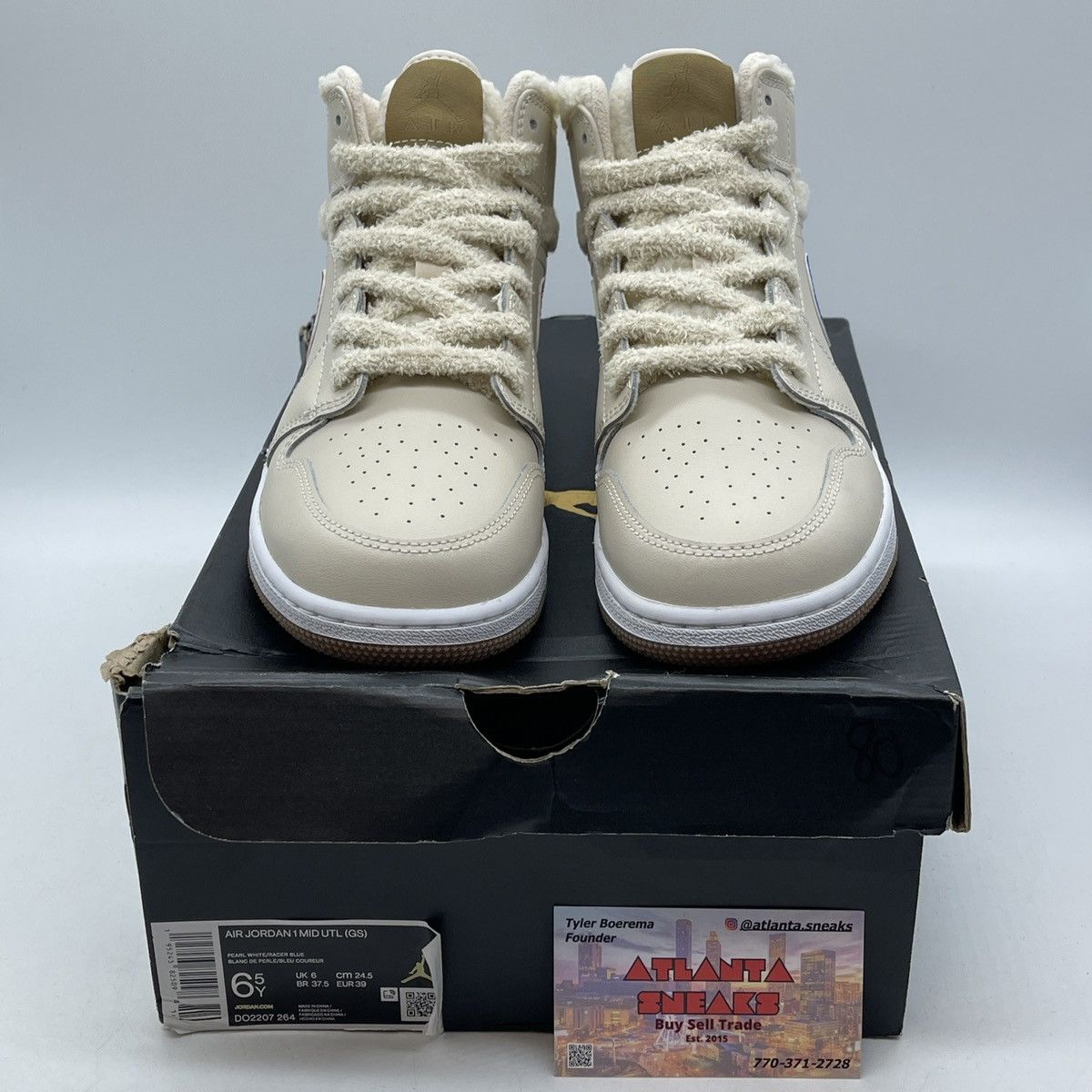 Jordan Brand Air Jordan 1 mid fleece Size US 6.5 / IT 36.5 - 2 Thumbnail