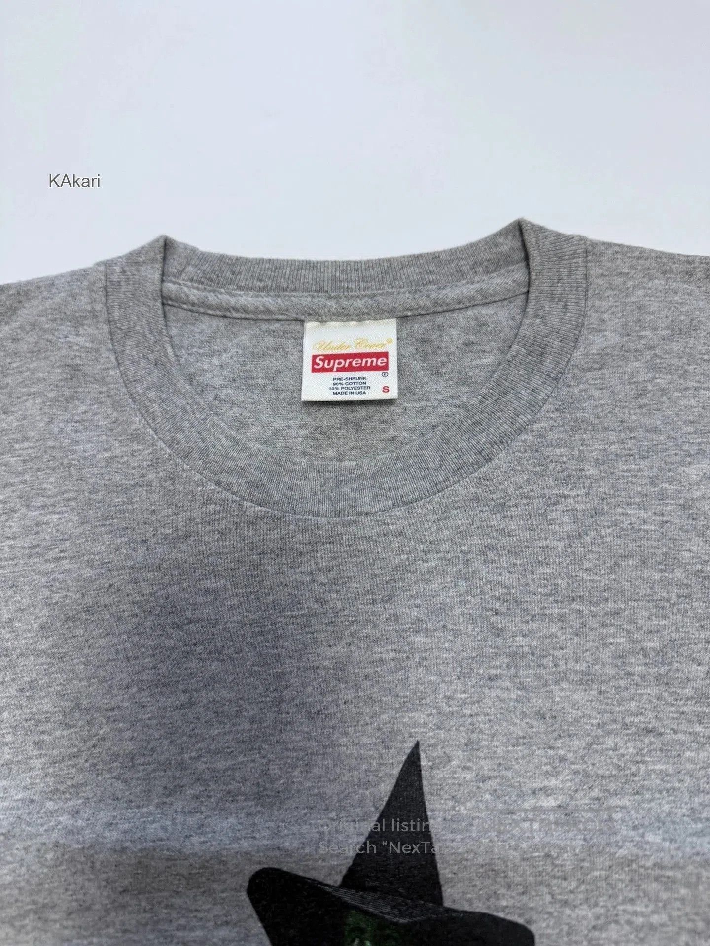 Supreme Gray Witch Graphic Short Sleeve T. Size US S / EU 44-46 / 1 - 3 Thumbnail