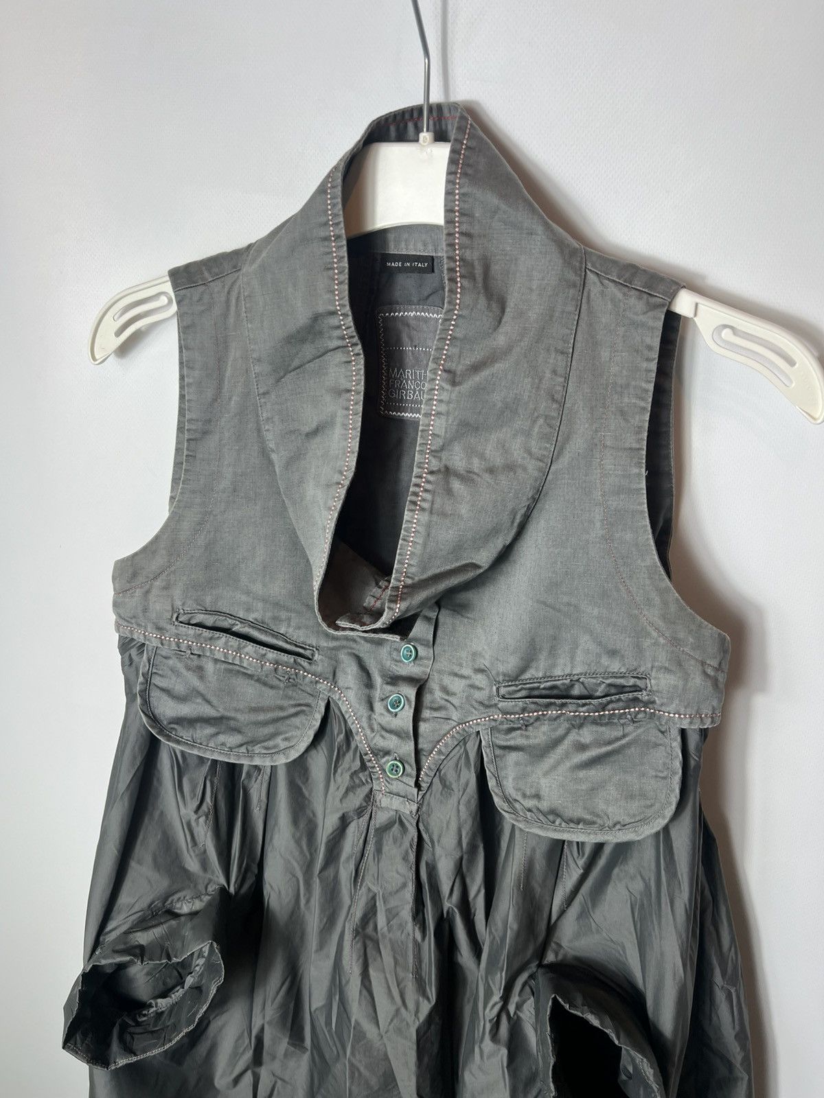 Marithe + Francois Girbaud Vintage streetwear Avan Garde Marithe Francois Girbaud Dress Size S / US 4 / IT 40 - 2 Thumbnail