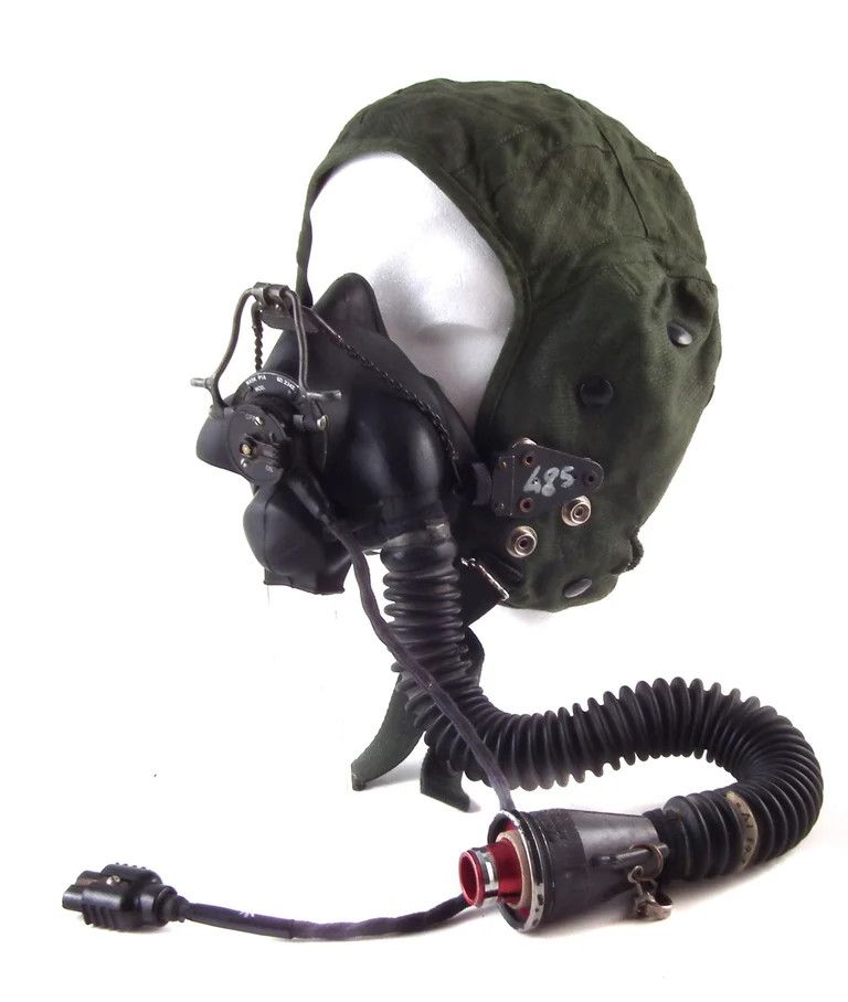 Vintage RAF Flying Helmet Size ONE SIZE - 6 Thumbnail