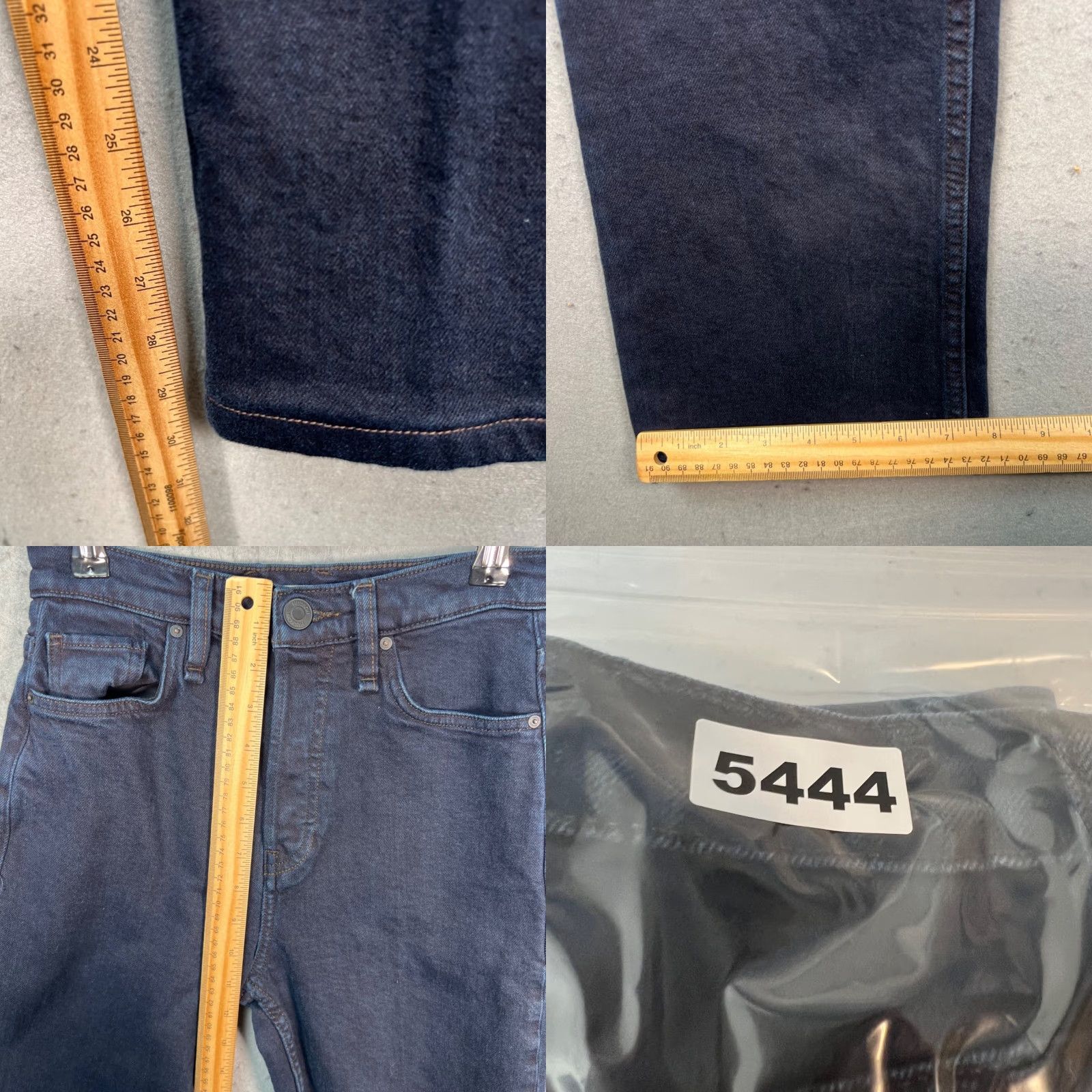 Hudson HUDSON Womens Size 25 Faye High-Rise Flare Dark Wash Jeans Organic Cotton Blend Denim 5-Pocket Inseam 31 Blue Womens Jeans Size 42" / US 20 - 8 Thumbnail