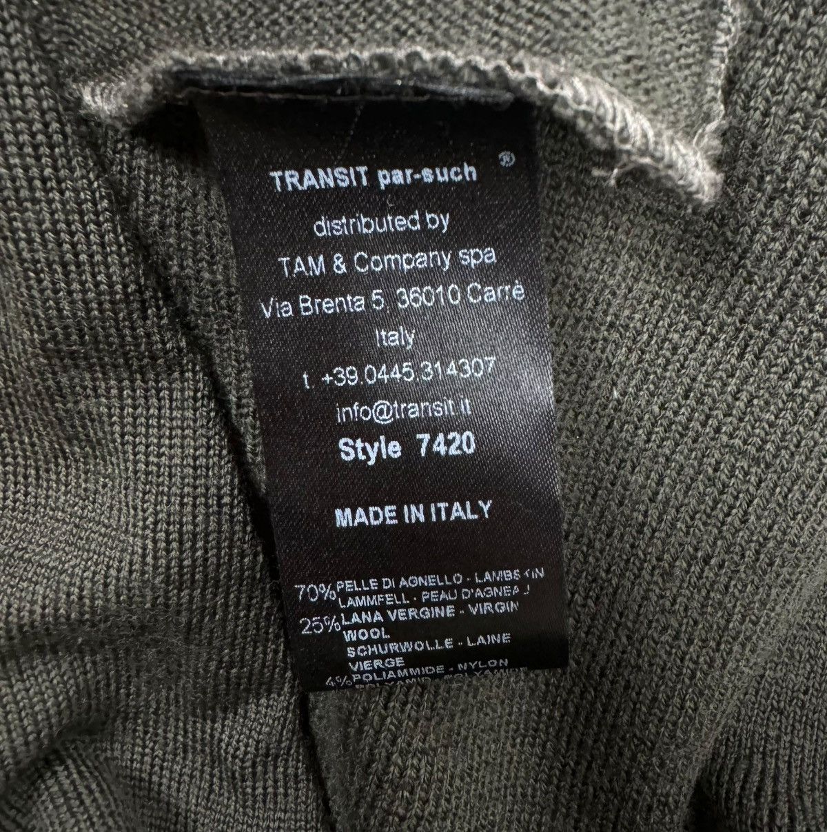 Transit Transit Par Such Genuine Leather Jacket Avant Garde size 1 Size S / US 4 / IT 40 - 14 Thumbnail