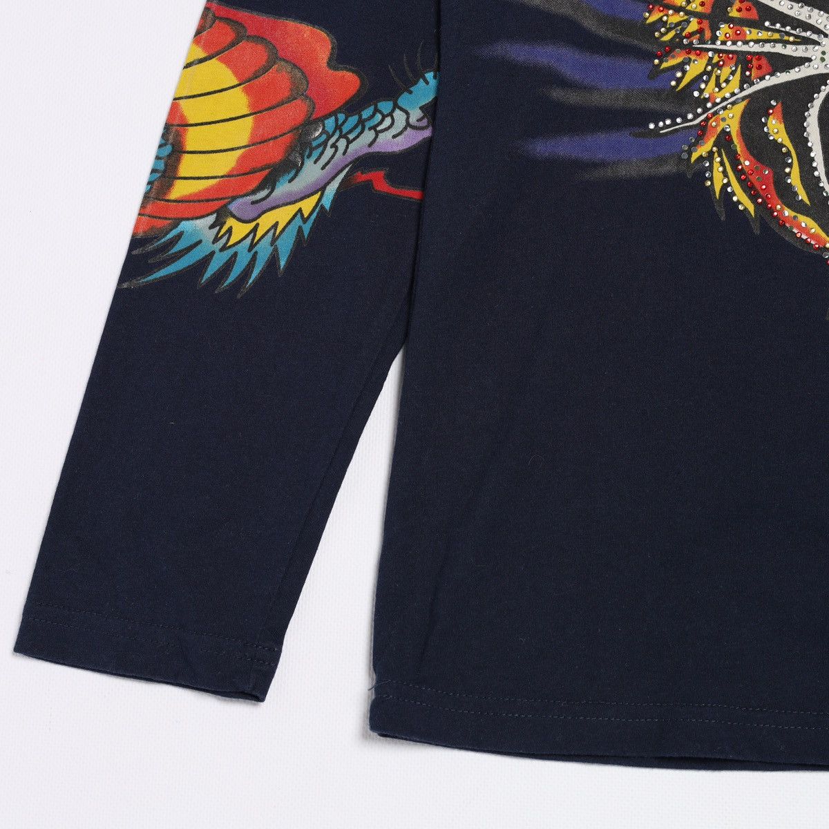 Ed Hardy Ed Hardy Christian Audigier Tattoo Overprinted Longsleeve Size L / US 10 / IT 46 - 6 Thumbnail