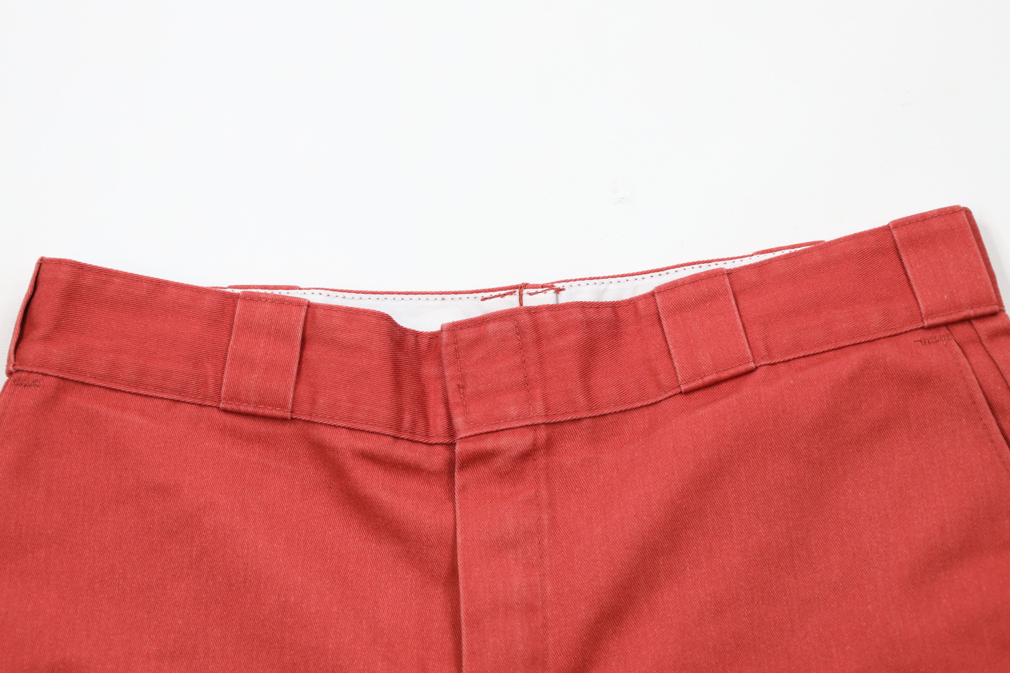 L.L. Bean × Vintage Vintage 90s LL Bean Above Knee Chino Shorts Cotton Red USA Size US 32 / EU 48 - 2 Thumbnail