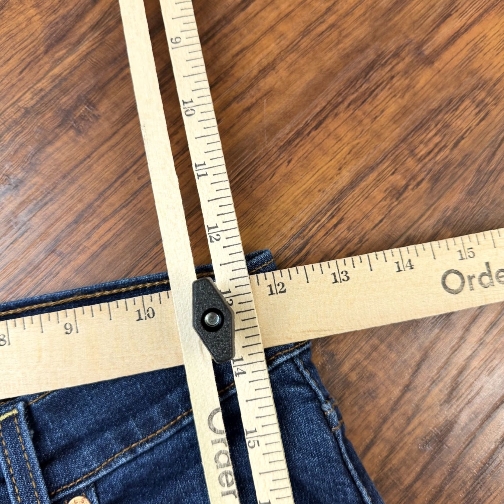Levi's Levis Jeans Women 26 Ribcage Straight Ankle High Button Fly Stretch Denim 23x27 Size 26" / US 2 / IT 38 - 5 Thumbnail