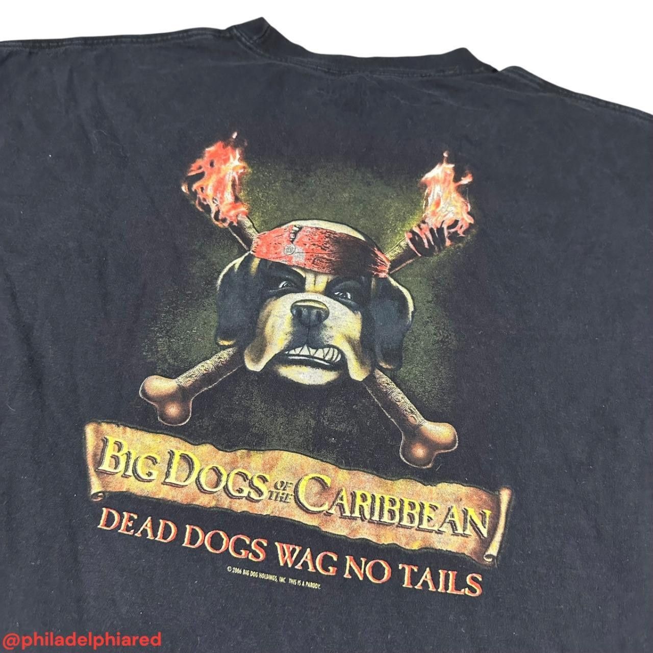 Big Dogs Vintage Y2k Big Dogs Pirates of the Caribbean t-shirt XXL Size US L / EU 52-54 / 3 - 2 Thumbnail
