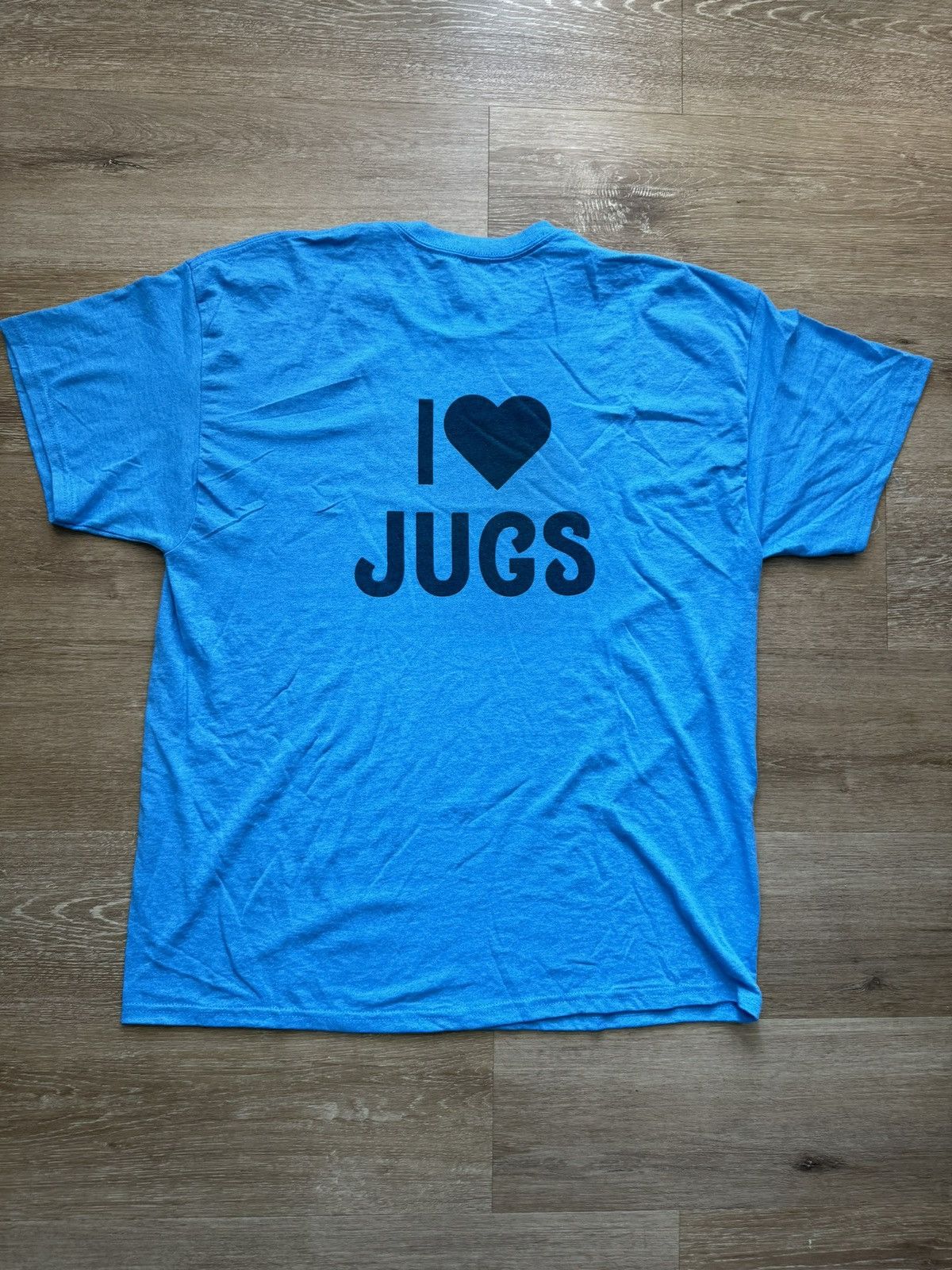 Vintage I♥️JUGS - Back Graphic Comedy Tee XL Size US XL / EU 56 / 4 - 5 Thumbnail