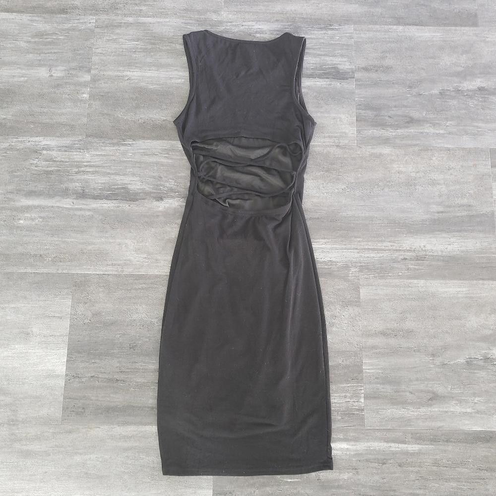 Designer Black Classic Avec Long Fitted Midi Size M / US 6-8 / IT 42-44 - 2 Thumbnail