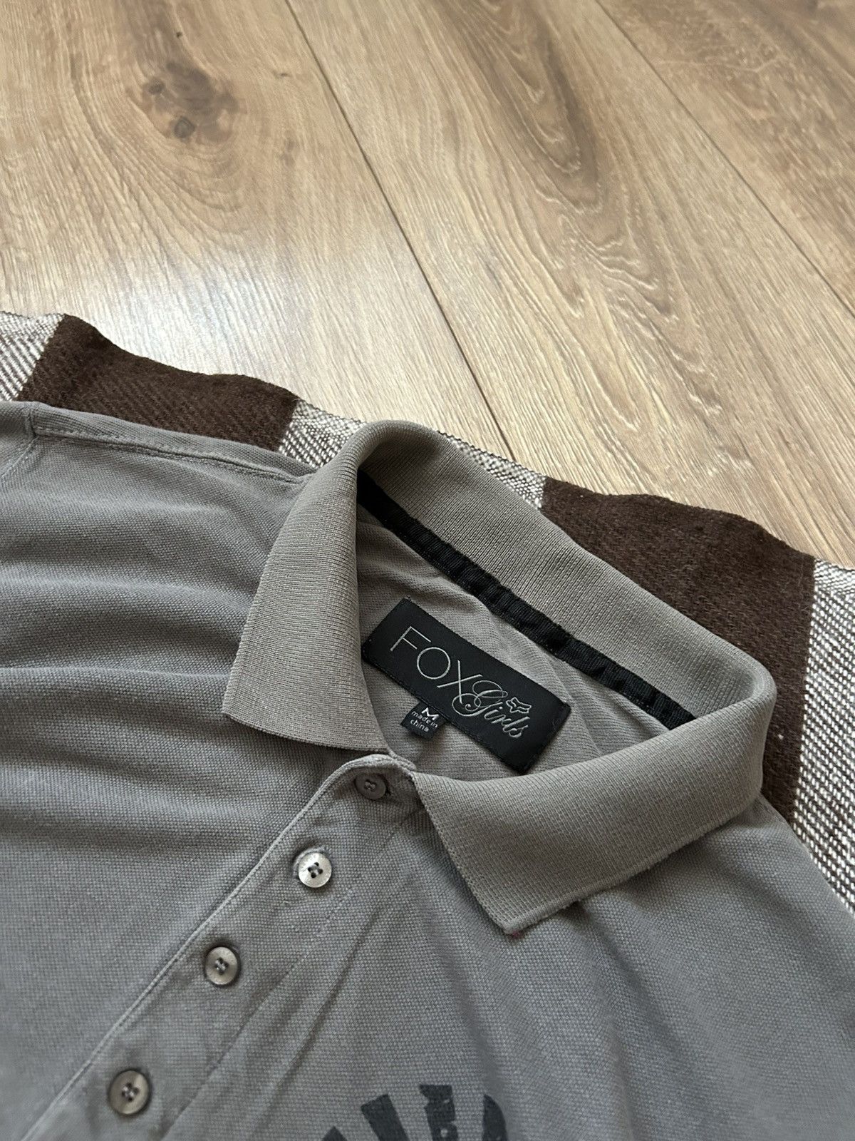 Fox Racing × Vintage Vintage Fox big logo y2k polos shirts mens Size M / US 6-8 / IT 42-44 - 3 Thumbnail
