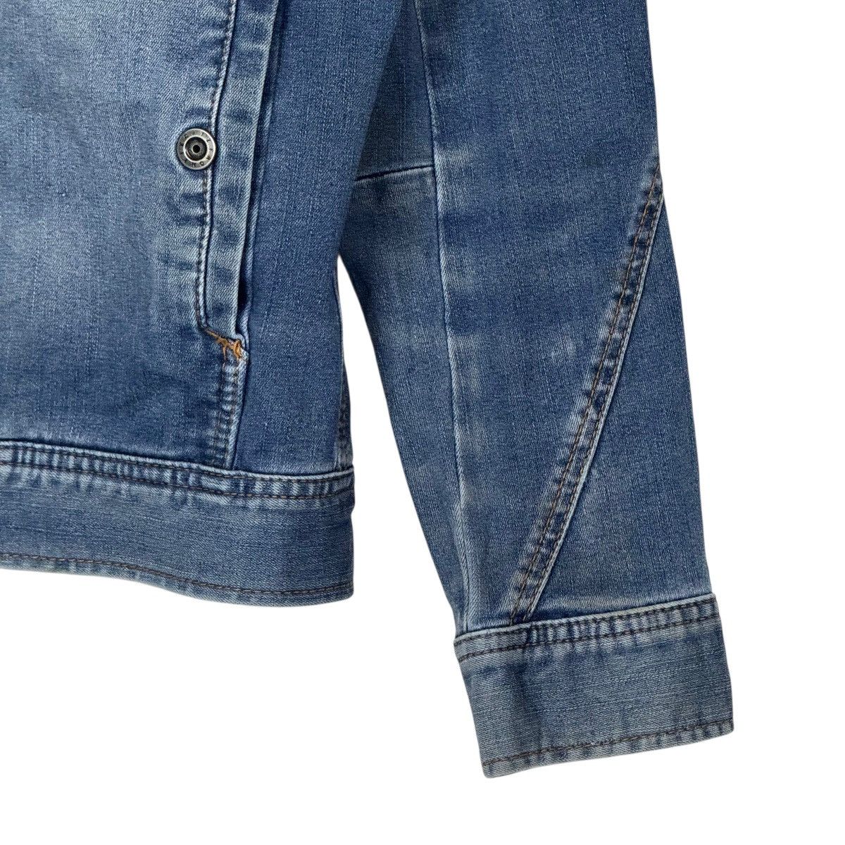 Japanese Brand 2Way Stretch Recycled From Jeans Jacket Size US S / EU 44-46 / 1 - 6 Thumbnail