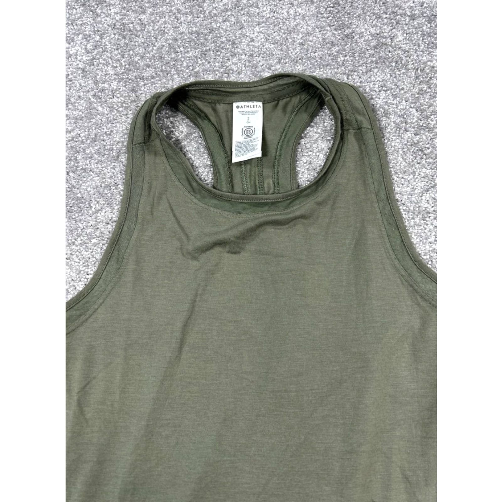 Athleta VINTAGE Athleta Activewear Shirt Womens Small Green Sleeveless Running Pullover 90s Women's Size S / US 4 / IT 40 - 2 Thumbnail