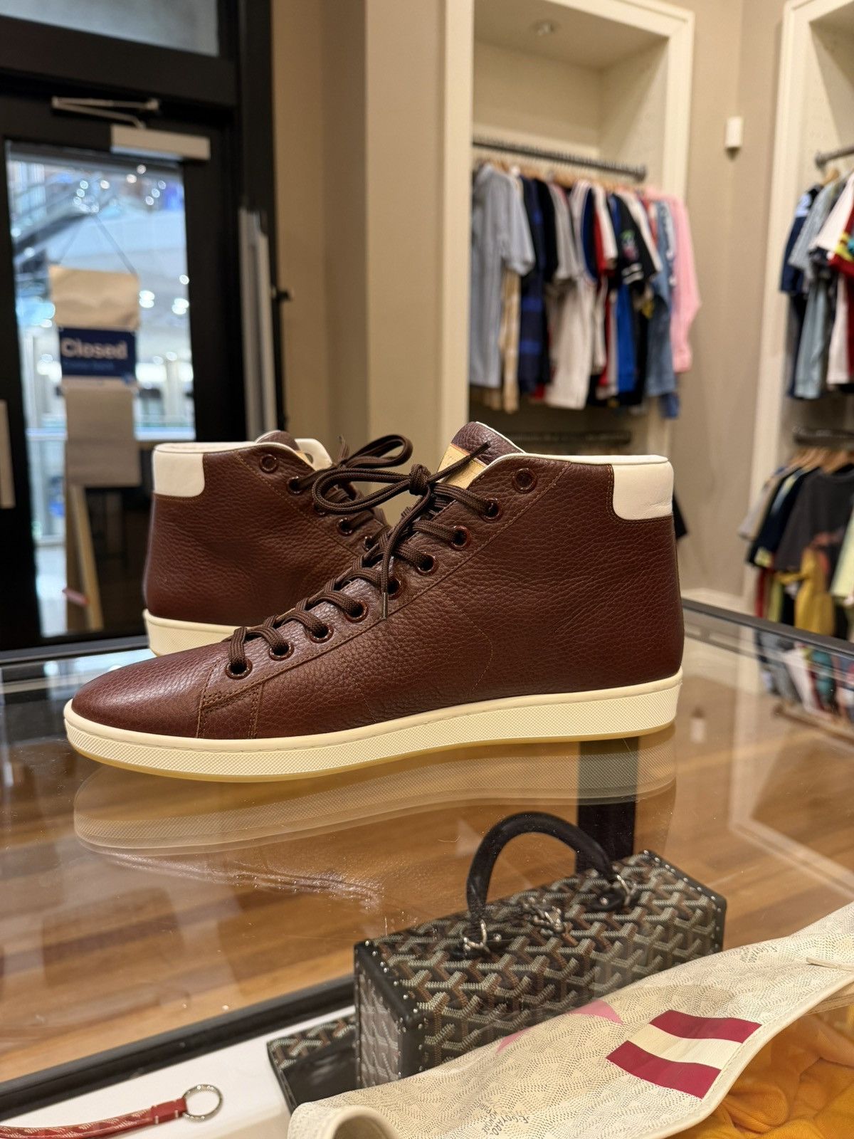 Louis Vuitton Louis vuitton Fastball High Leather Sneaker Size US 8.5 / EU 41-42 - 3 Thumbnail