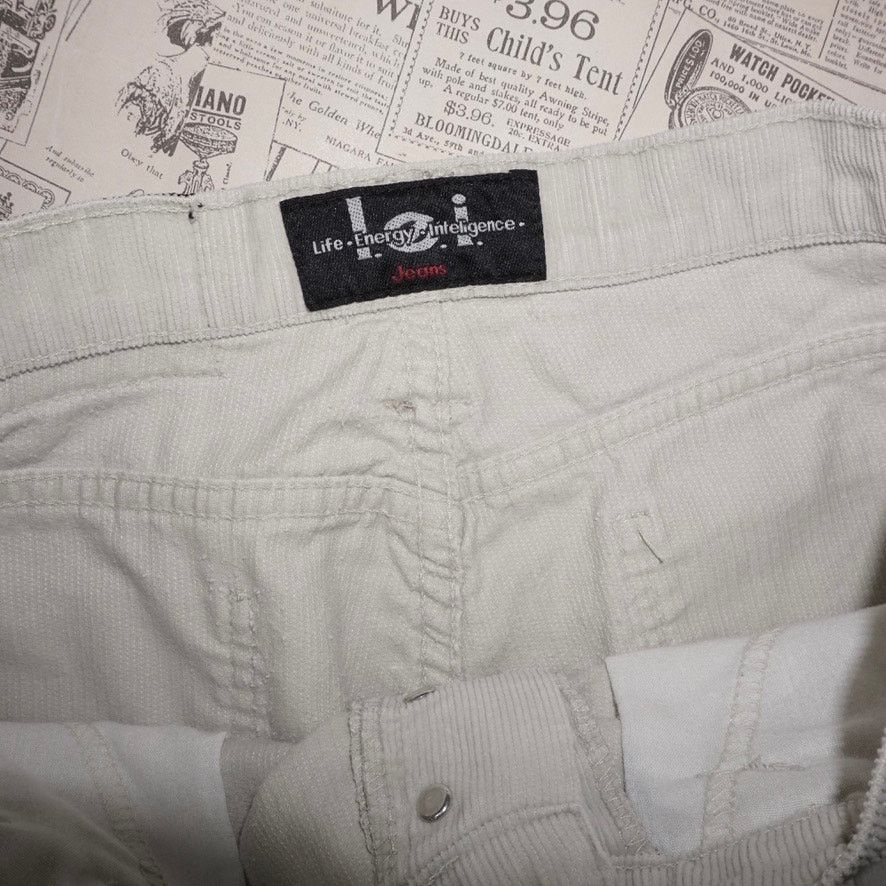 L.E.I. 11 -Vintage Y2K Lei corduroy baggy wide leg skater pants 90s Size US 26 / EU 42 - 3 Thumbnail