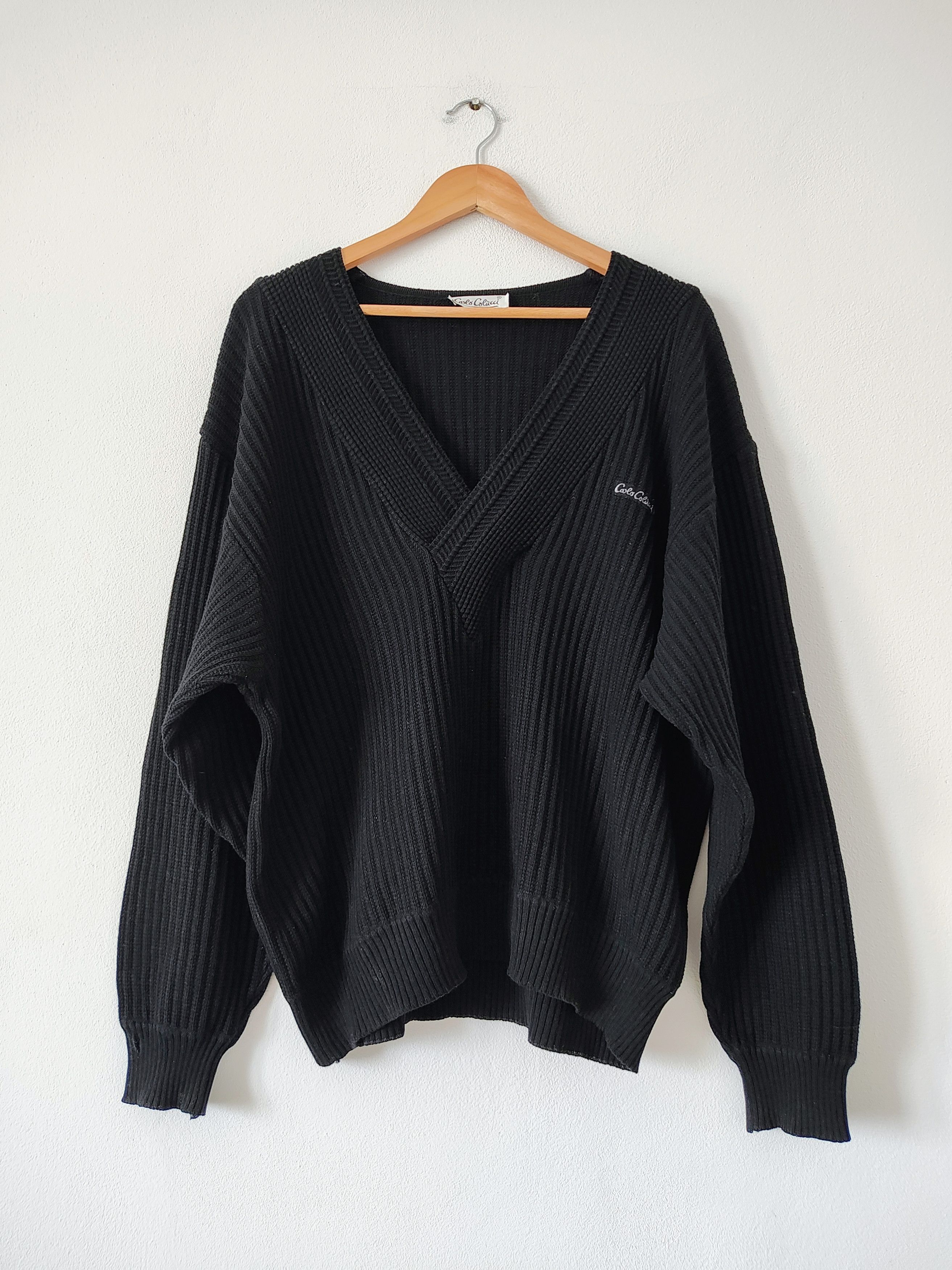Carlo Colucci VINTAGE WOOL JUMPER Size US L / EU 52-54 / 3 - 1 Thumbnail