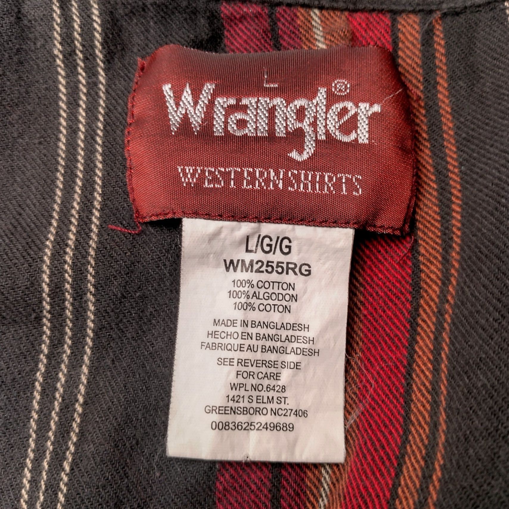 Wrangler Wrangler Western Shirt Men L Red Flannel Snap Long Sleeve Cowboy Rodeo Pockets Cotton Mens Size US L / EU 52-54 / 3 - 5 Thumbnail