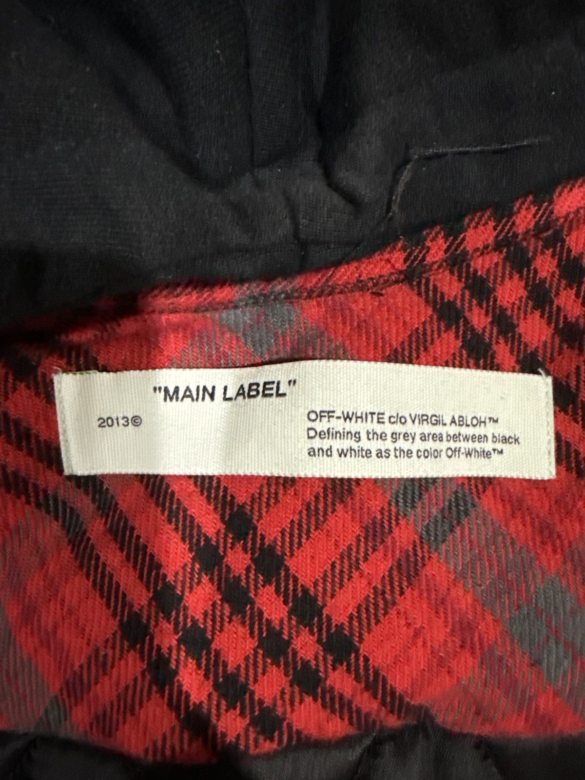 Off-White Off-white Insulated flannel jacket with hood Size US S / EU 44-46 / 1 - 11 Thumbnail