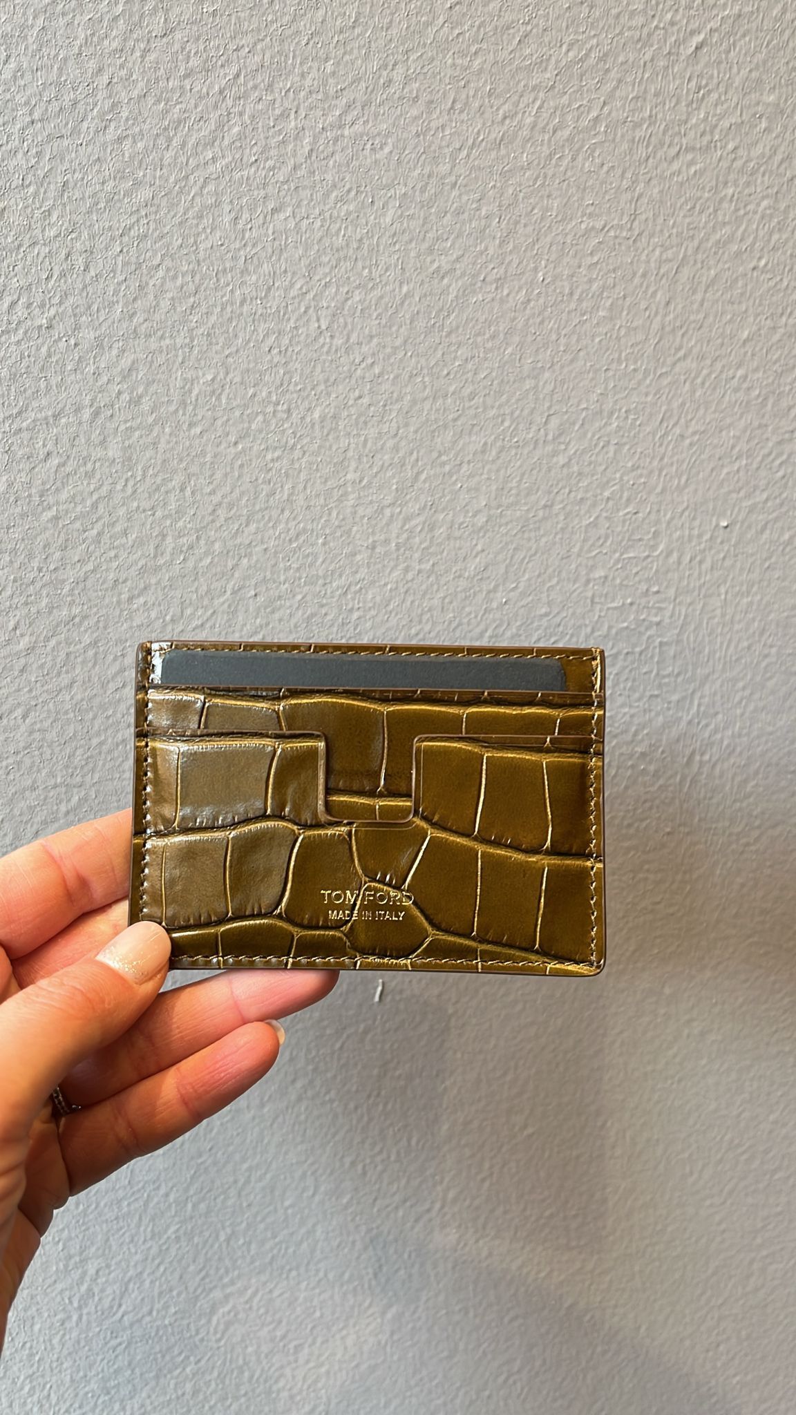 Tom Ford o1loc1c0126 Y0232 Size: OS / Card Holder in Green Size ONE SIZE - 1 Thumbnail